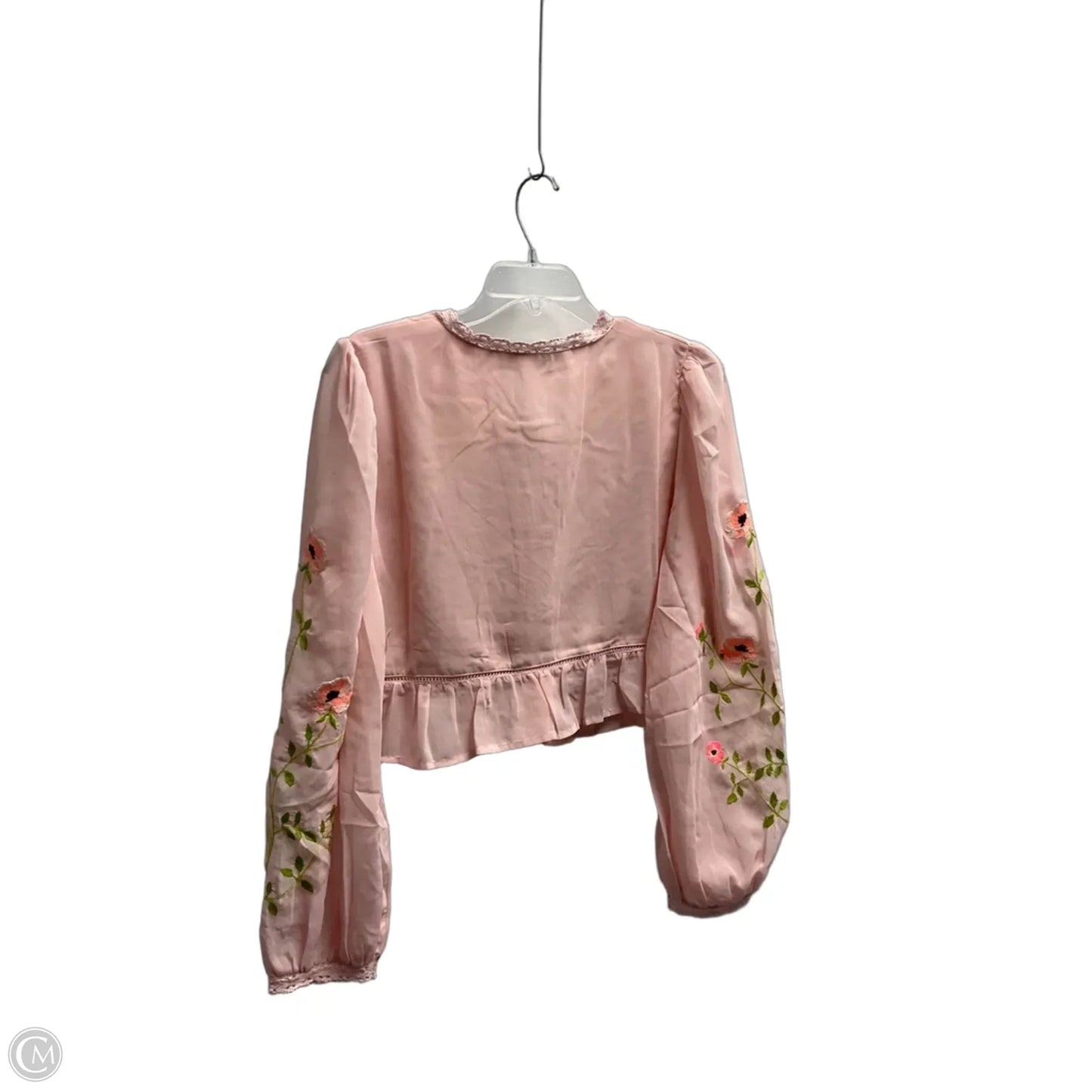 Top Long Sleeve By Altard State In Pink, Size: M