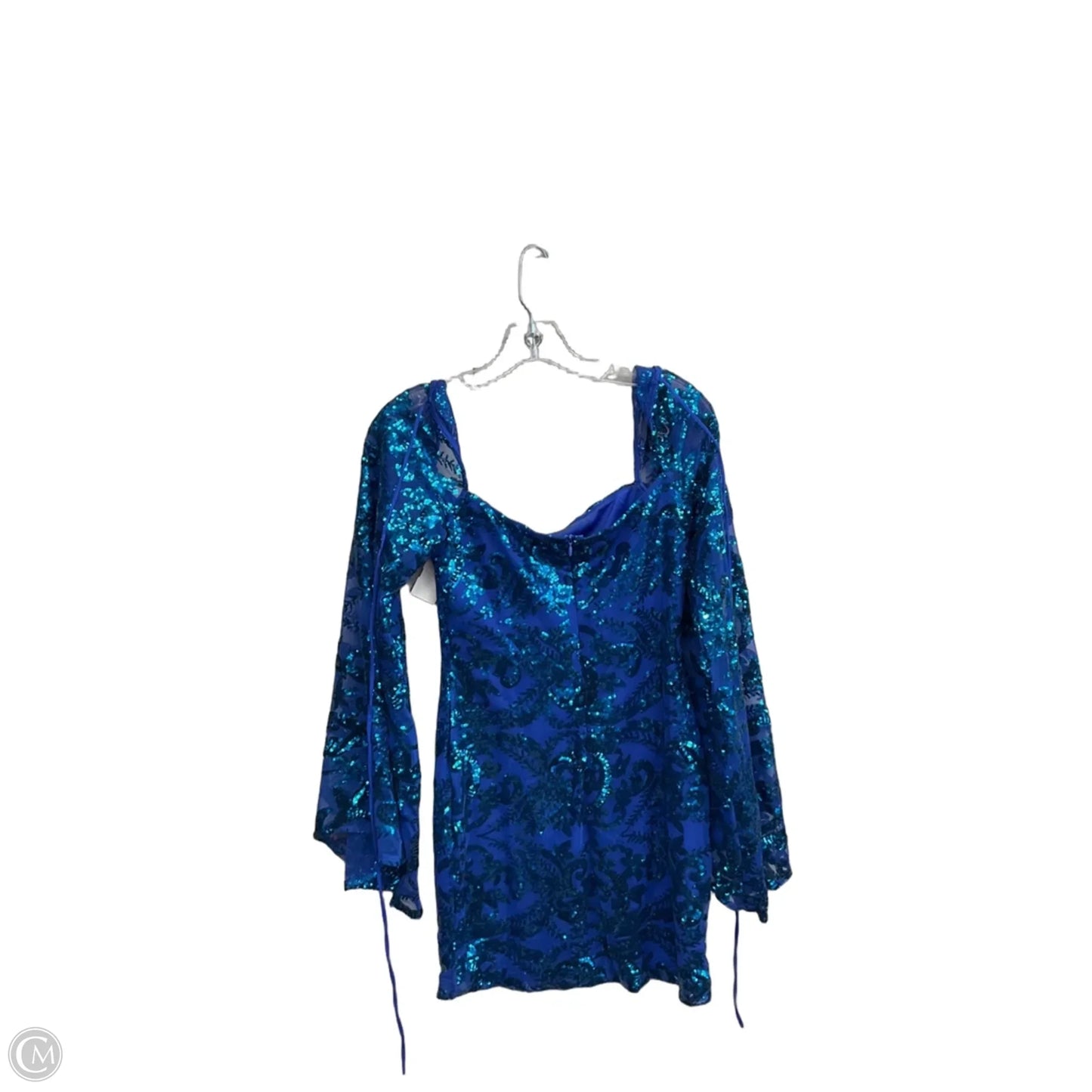 Dress Party Short By Lucy In The Sky In Blue, Size: M