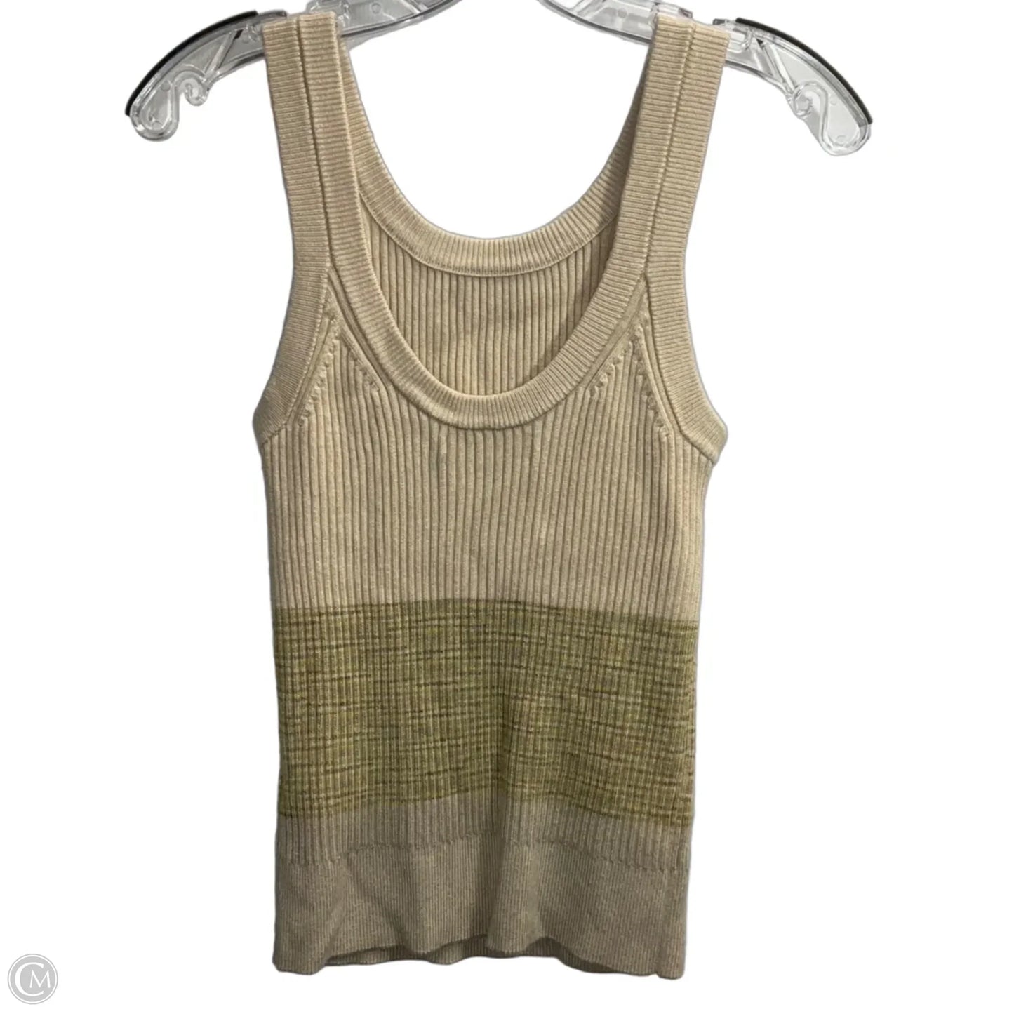 Top Sleeveless By Anthropologie In Tan, Size: Xs
