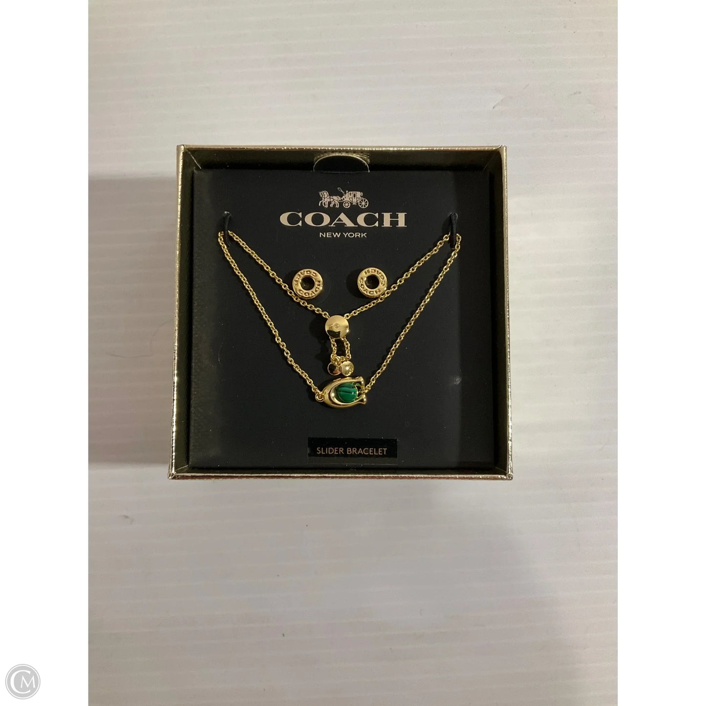 Necklace Designer By Coach, Size: 02 Piece Set