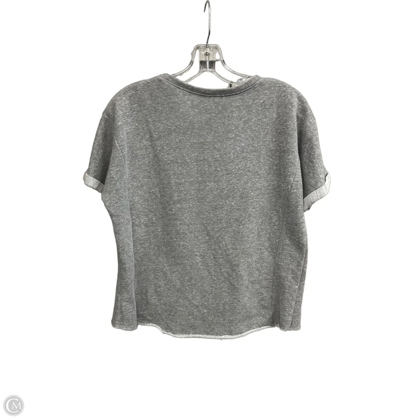 Top Short Sleeve By Clothes Mentor In Grey, Size: S
