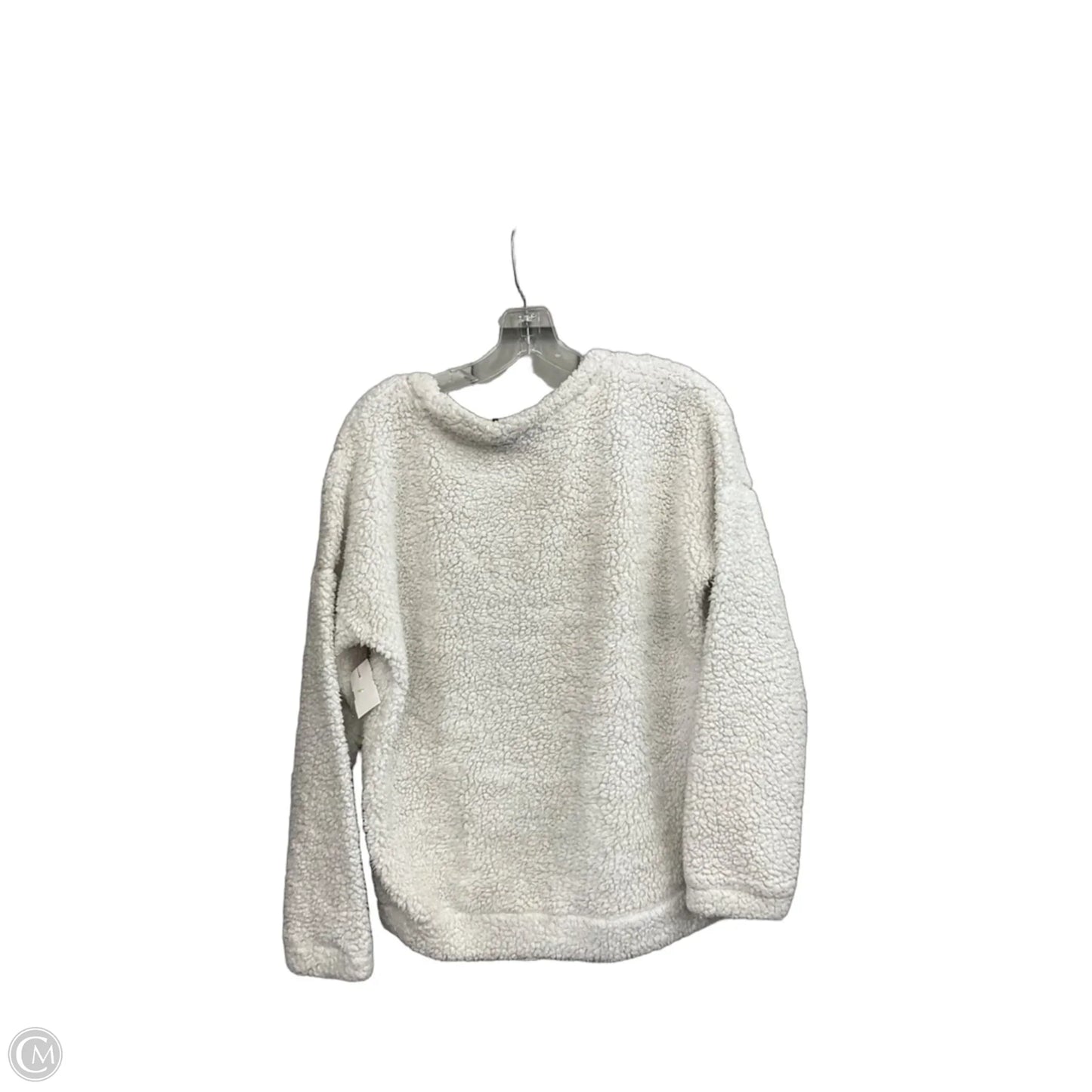 Sweater By Clothes Mentor In White, Size: M