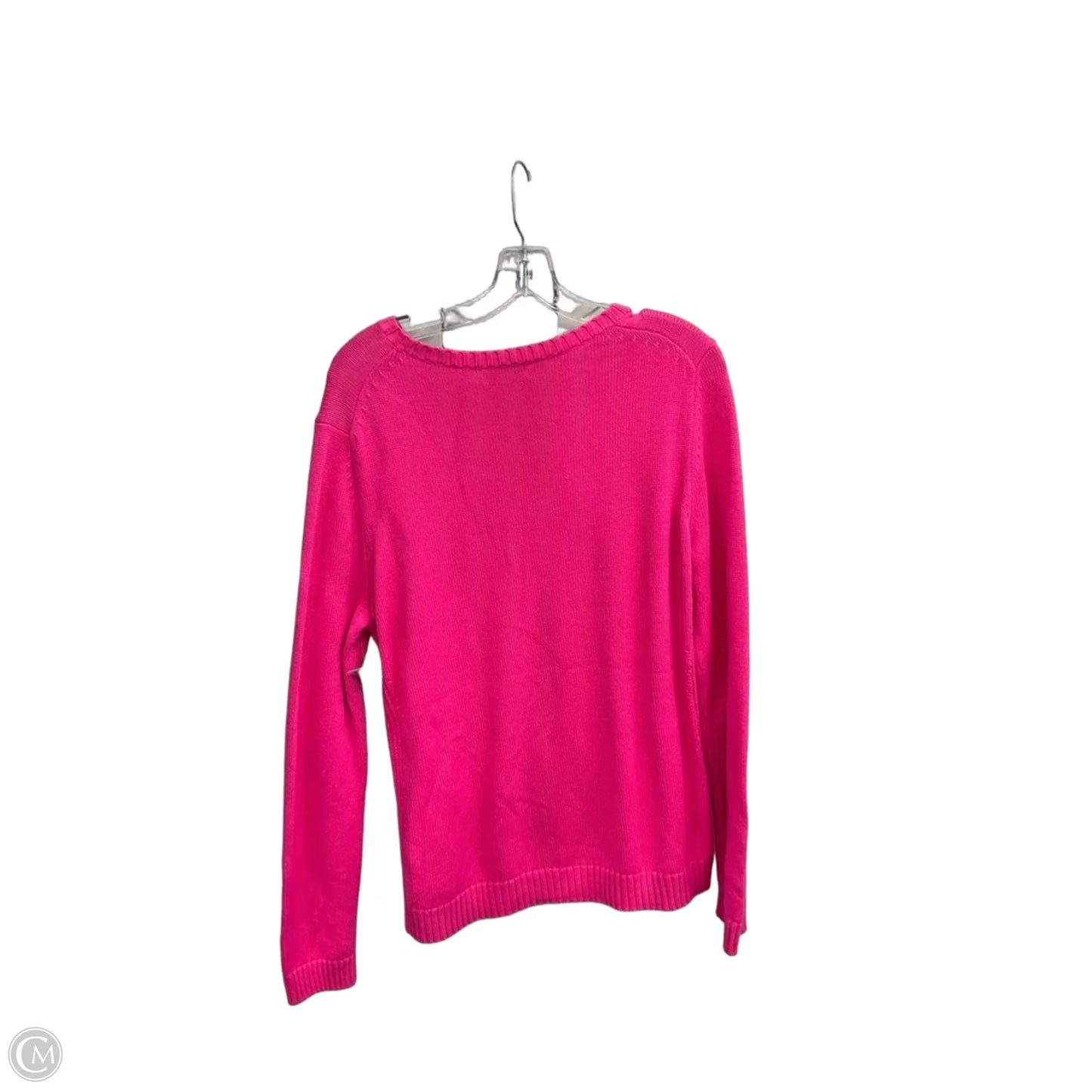 Sweater By Vineyard Vines In Pink, Size: L