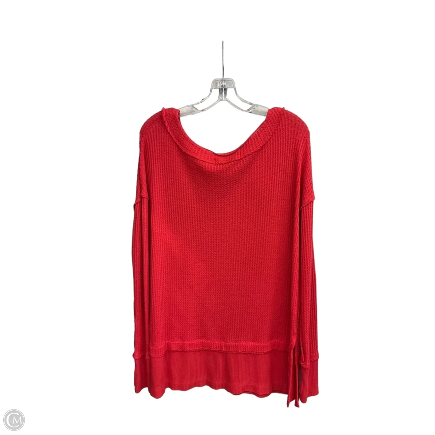 Top Long Sleeve By We The Free In Red, Size: Xs