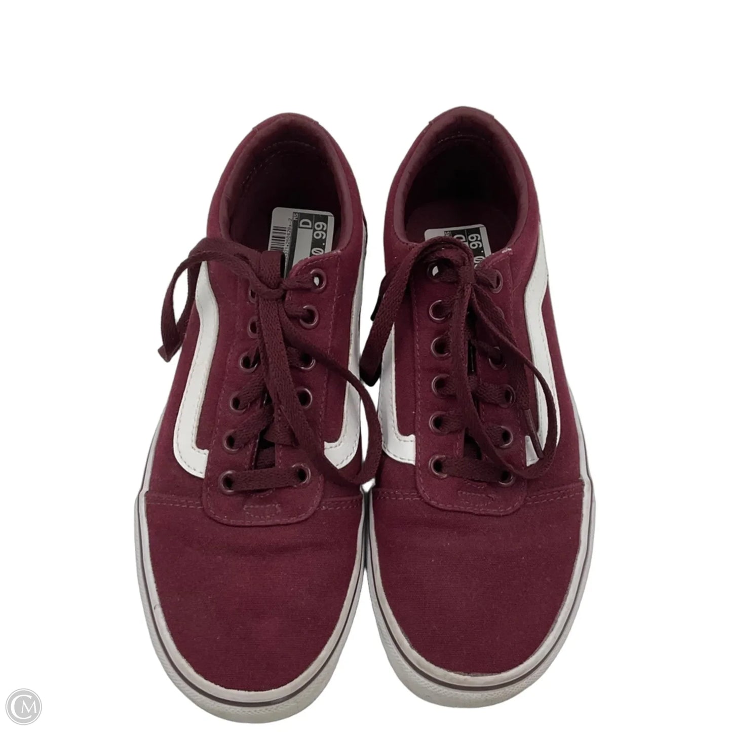 Shoes Sneakers By Vans In Red, Size: 7