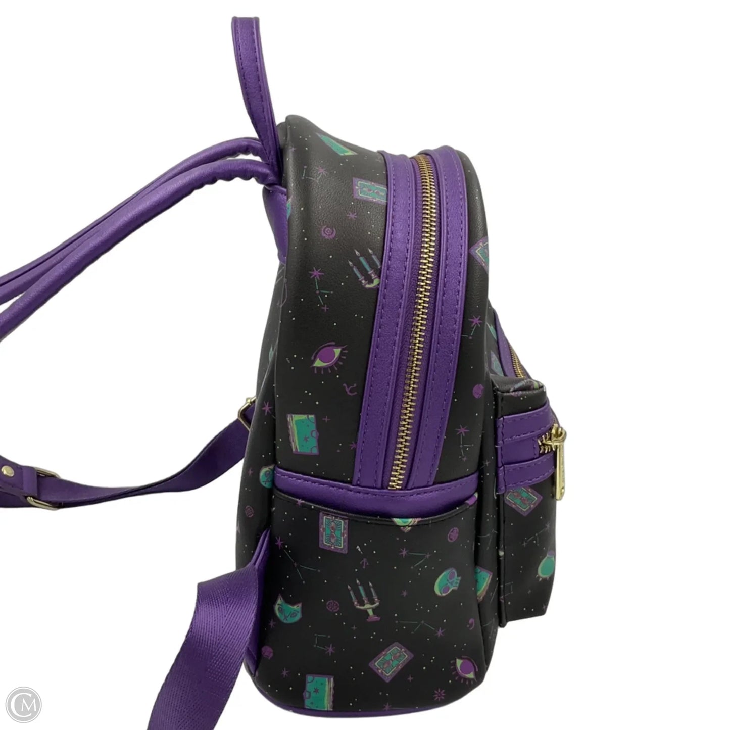 Backpack Leather By Loungefly, Size: Small