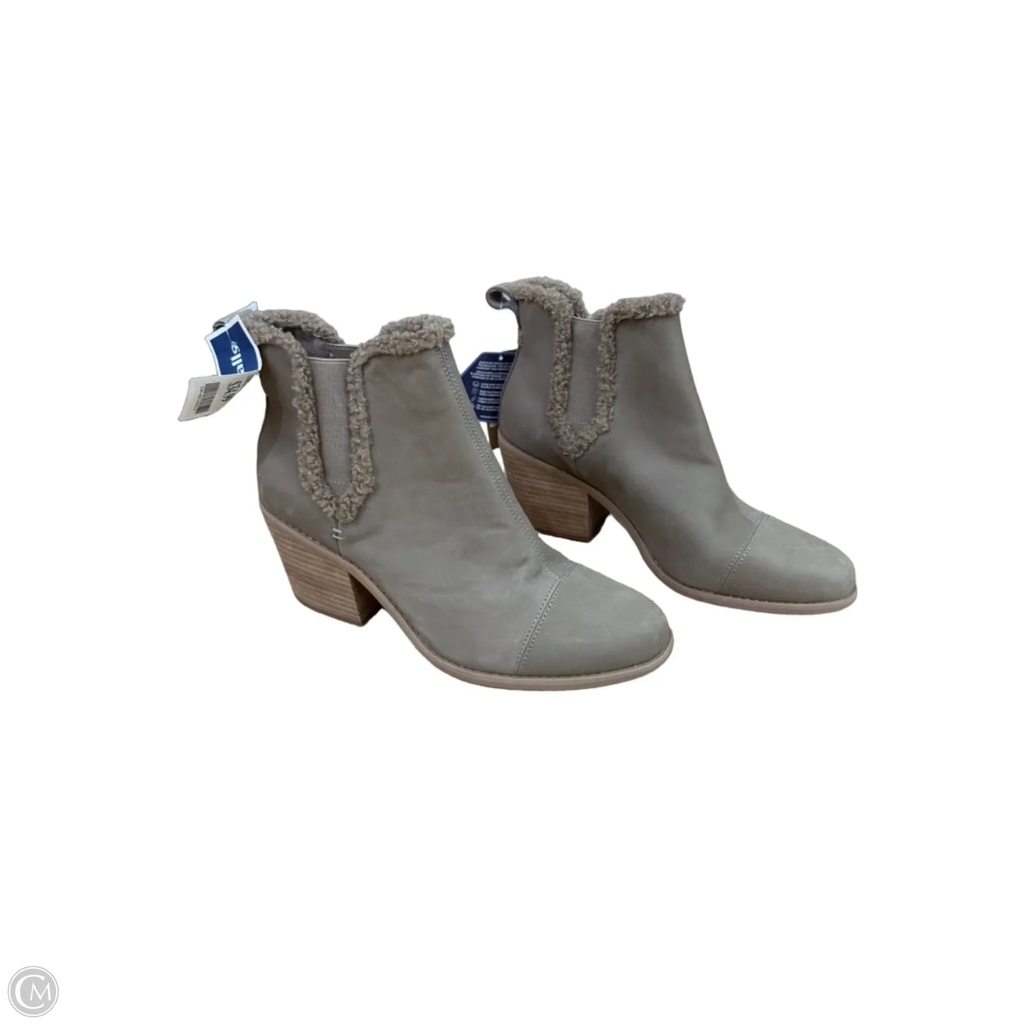 Boots Ankle Heels By Toms In Brown, Size: 10