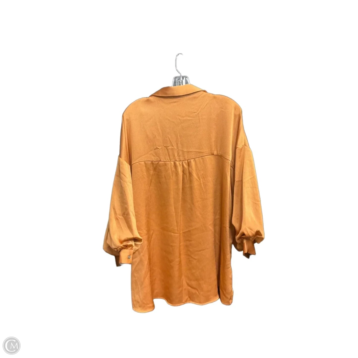Top Short Sleeve By Oddi In Orange, Size: 3x
