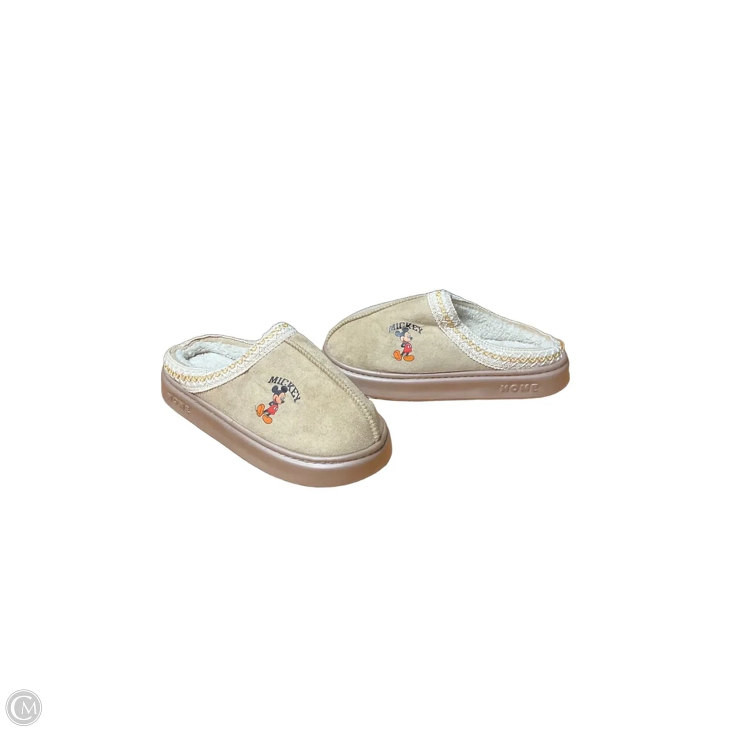 Slippers By Clothes Mentor In Tan, Size: 10