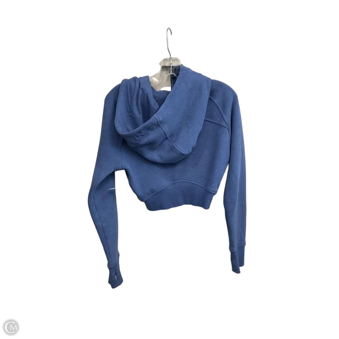 Athletic Jacket By Lululemon In Blue, Size: 4
