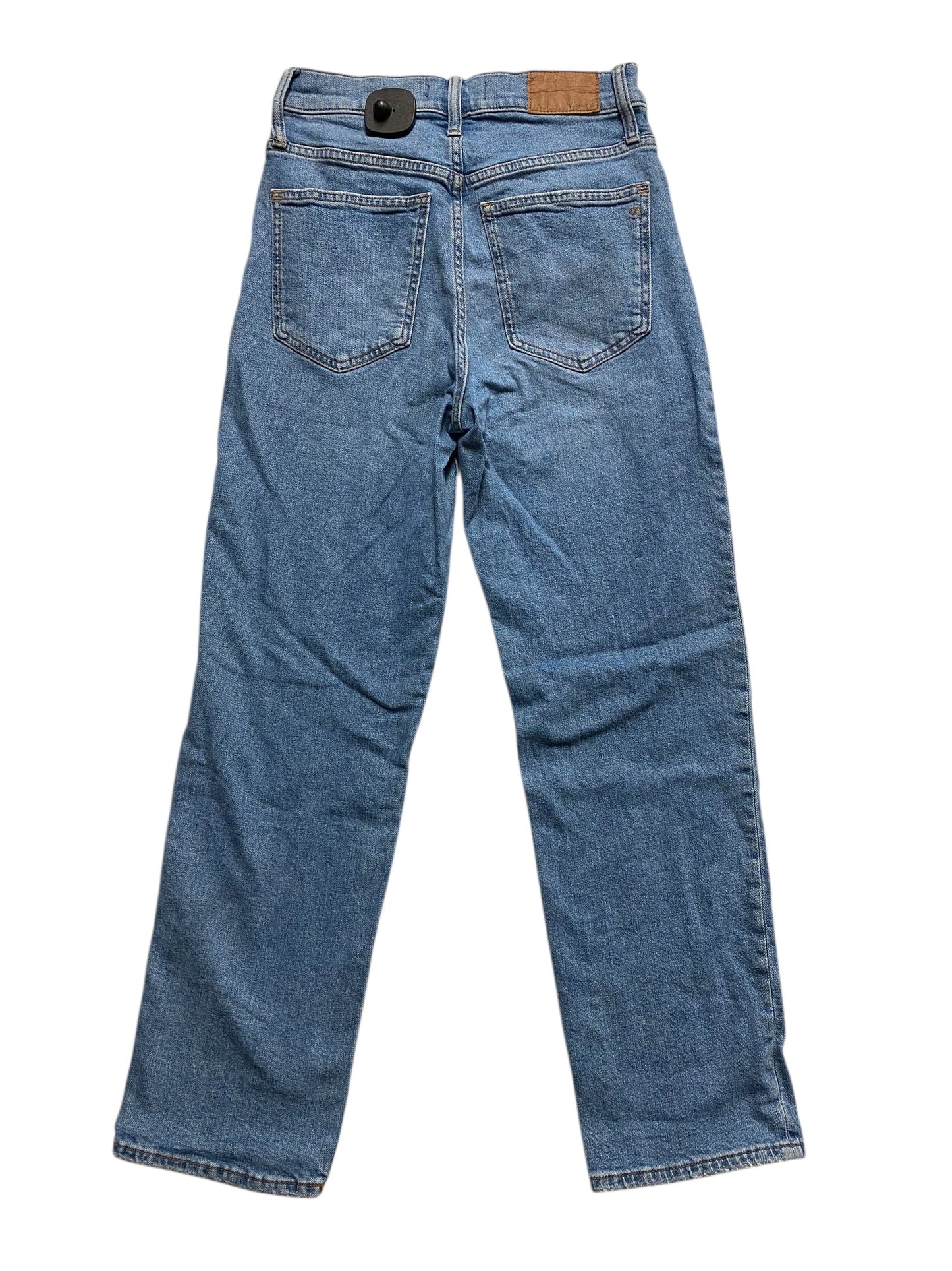 Jeans Straight By Madewell In Blue Denim, Size:0
