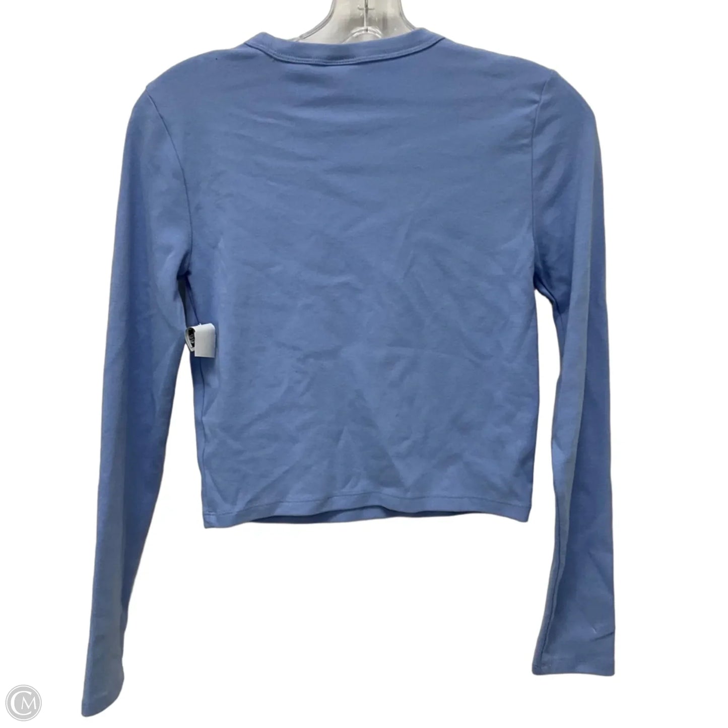 Top Long Sleeve By Sunday Best In Blue, Size: S