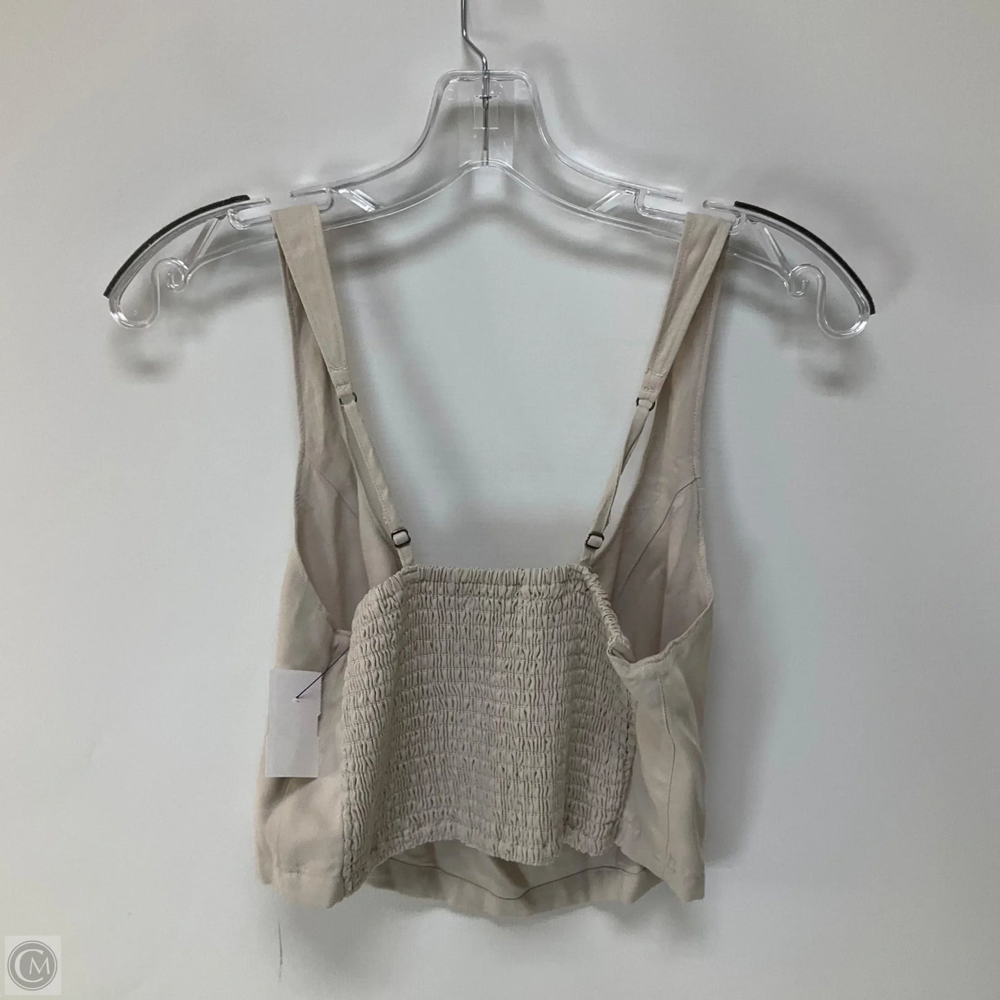 Top Sleeveless By Abercrombie And Fitch In Tan, Size: M