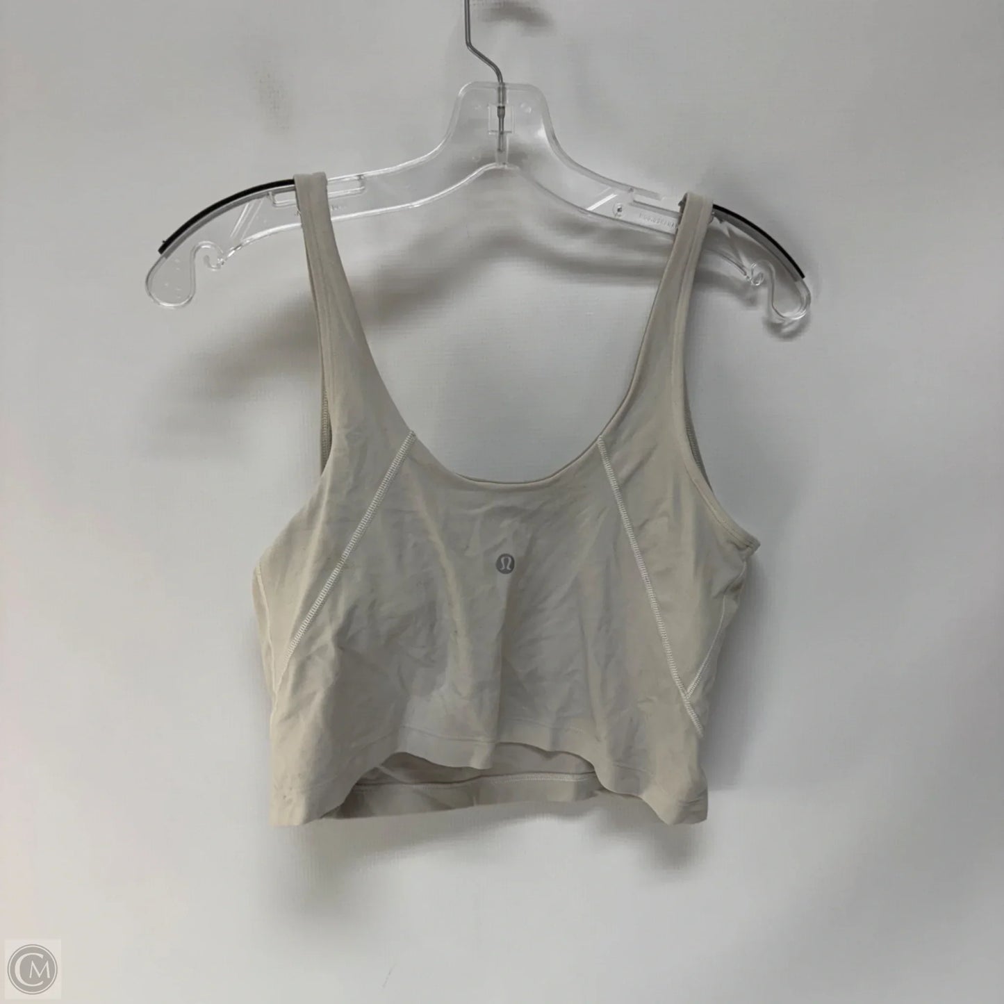 Athletic Tank Top By Lululemon In White, Size: 10
