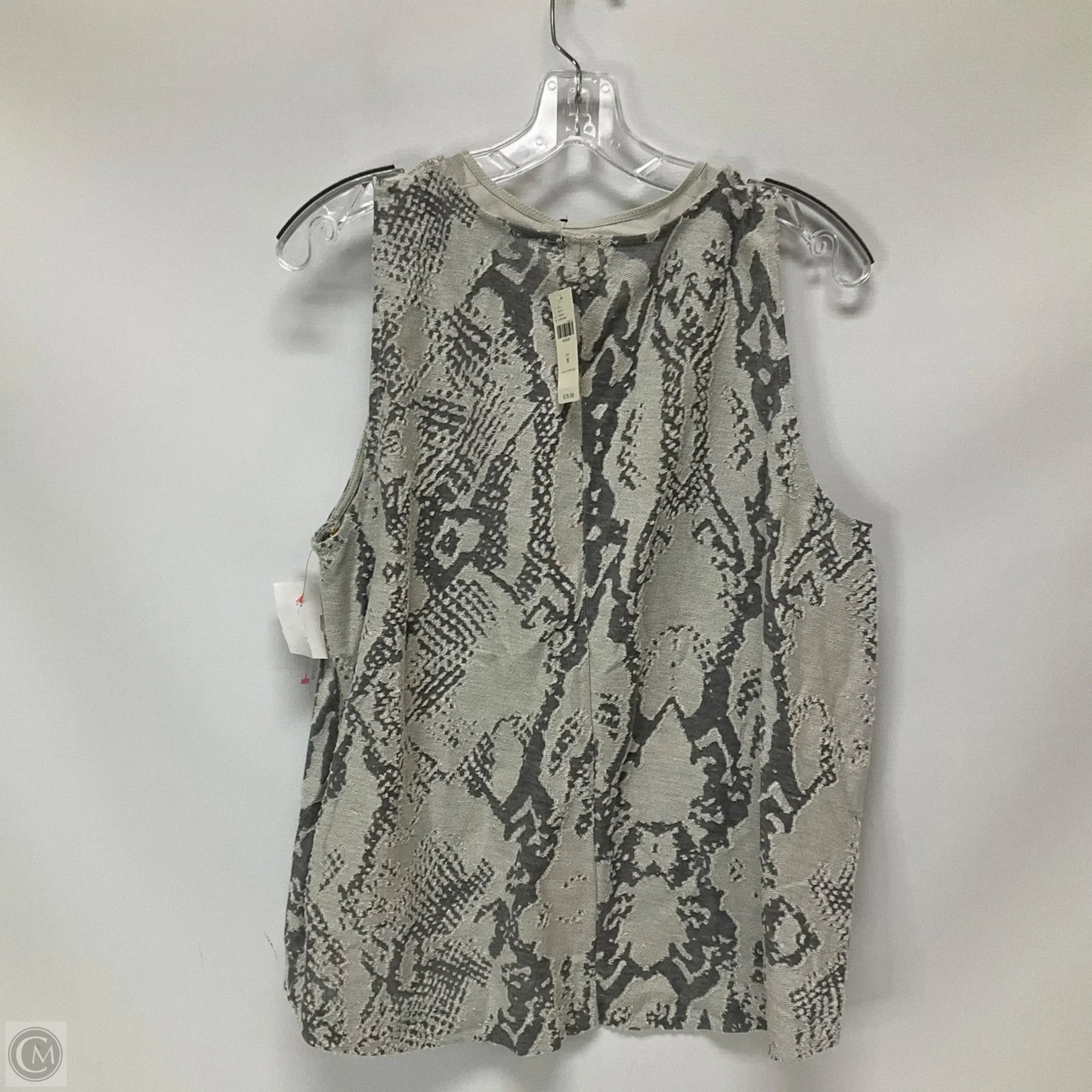 Top Sleeveless By Anthropologie In Grey, Size: M