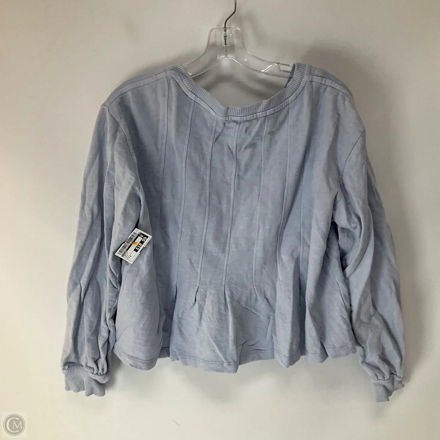 Top Long Sleeve By Pilcro In Blue, Size: M