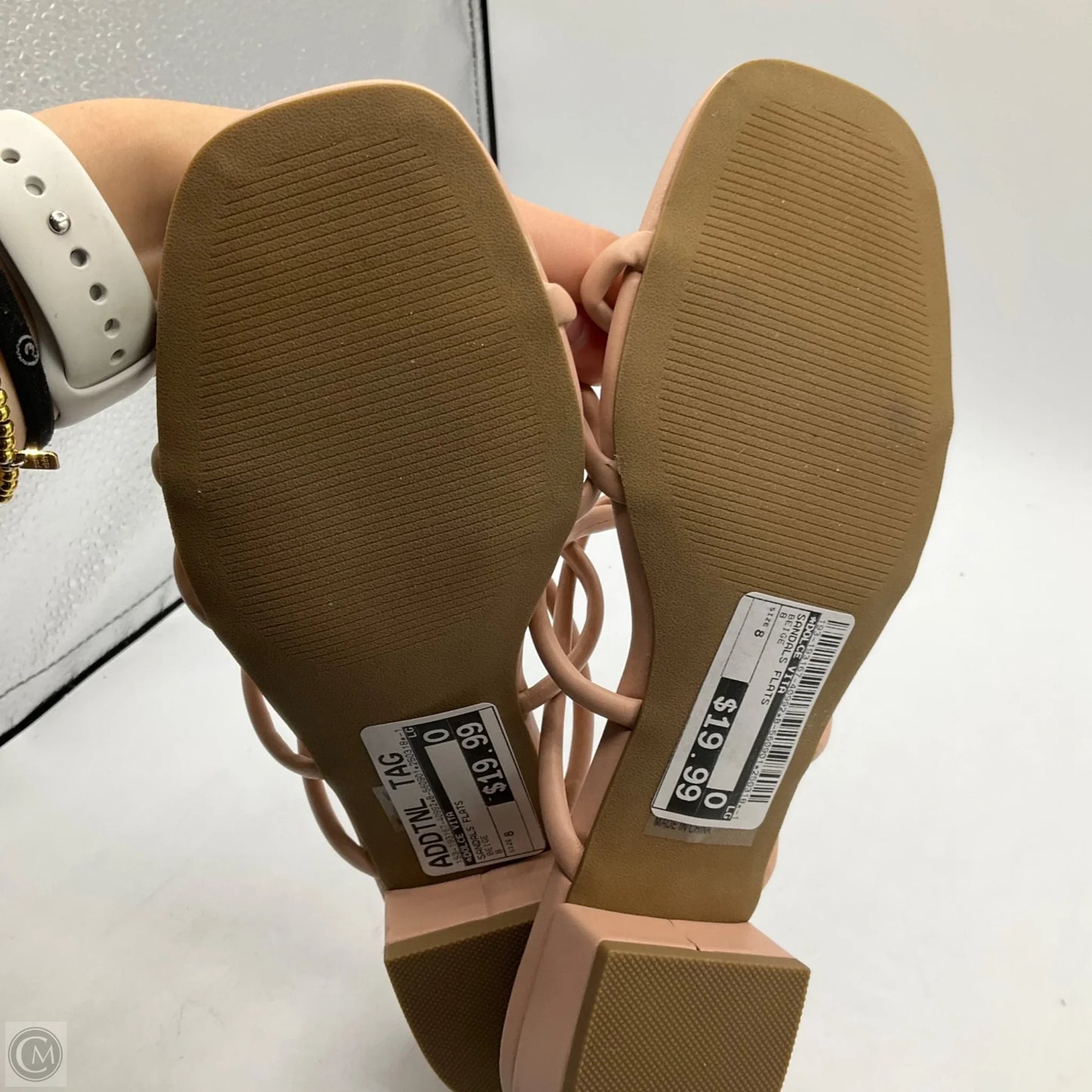 Sandals Flats By Dolce Vita In Beige, Size: 8