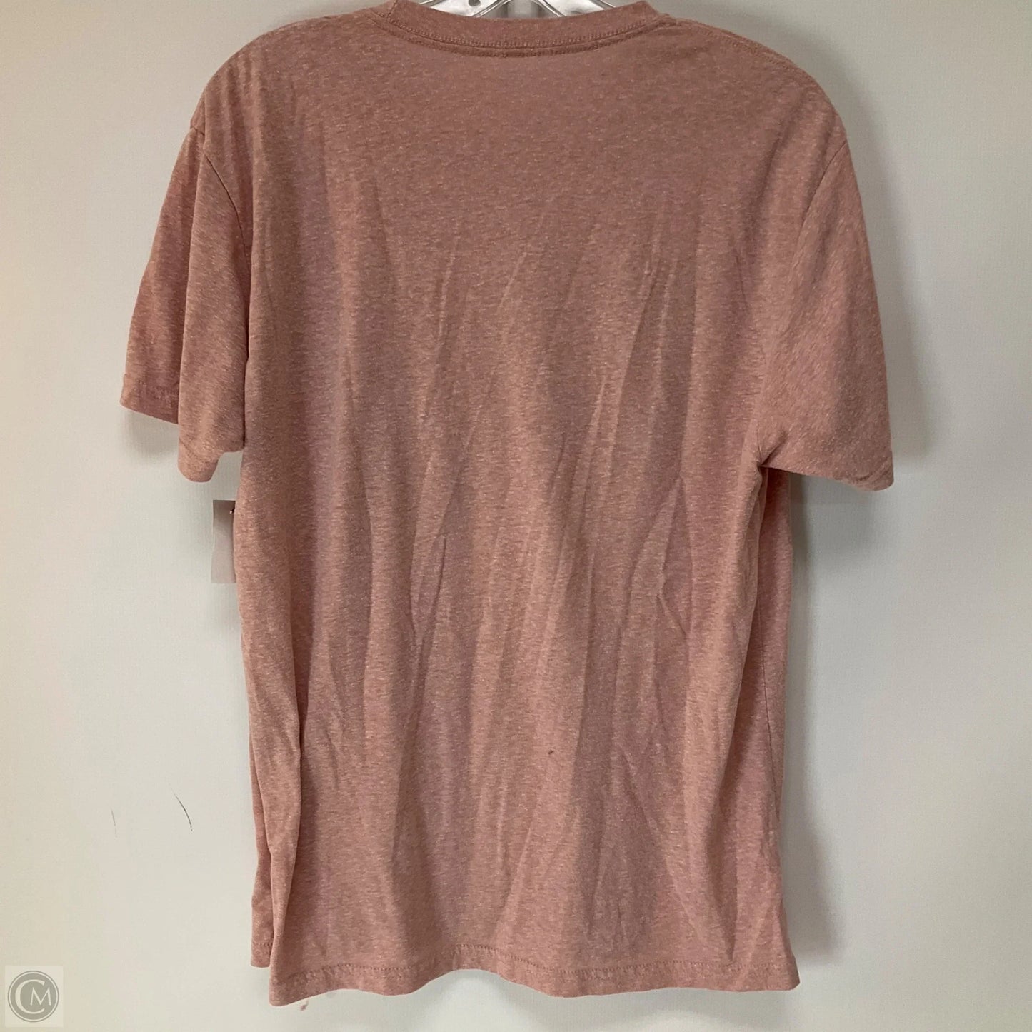 Top Short Sleeve Basic By Cmf In Pink, Size: M