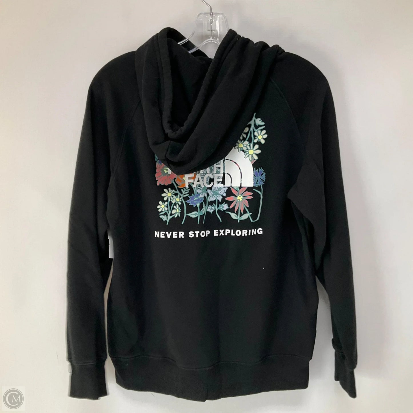Athletic Sweatshirt Hoodie By The North Face In Black, Size: M