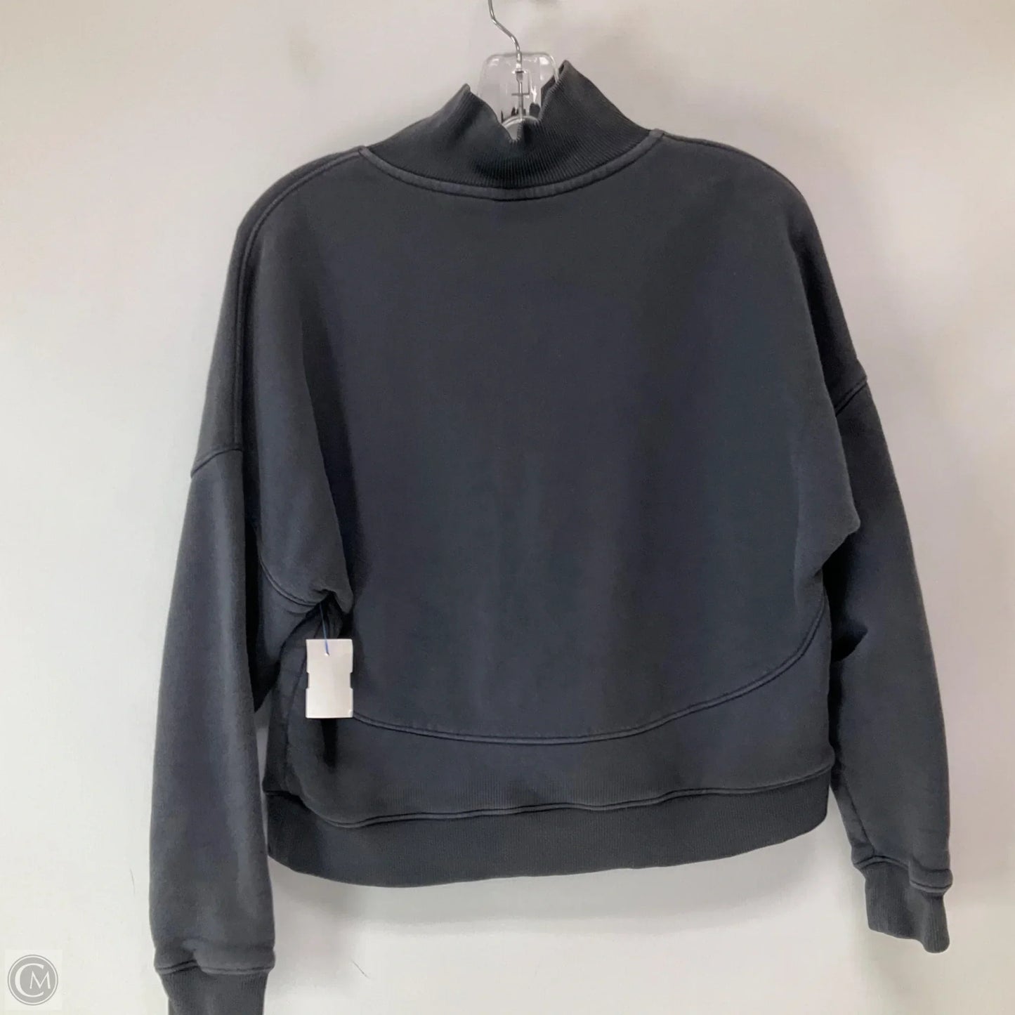 Athletic Sweatshirt Collar By Outdoor Voices In Grey, Size: S