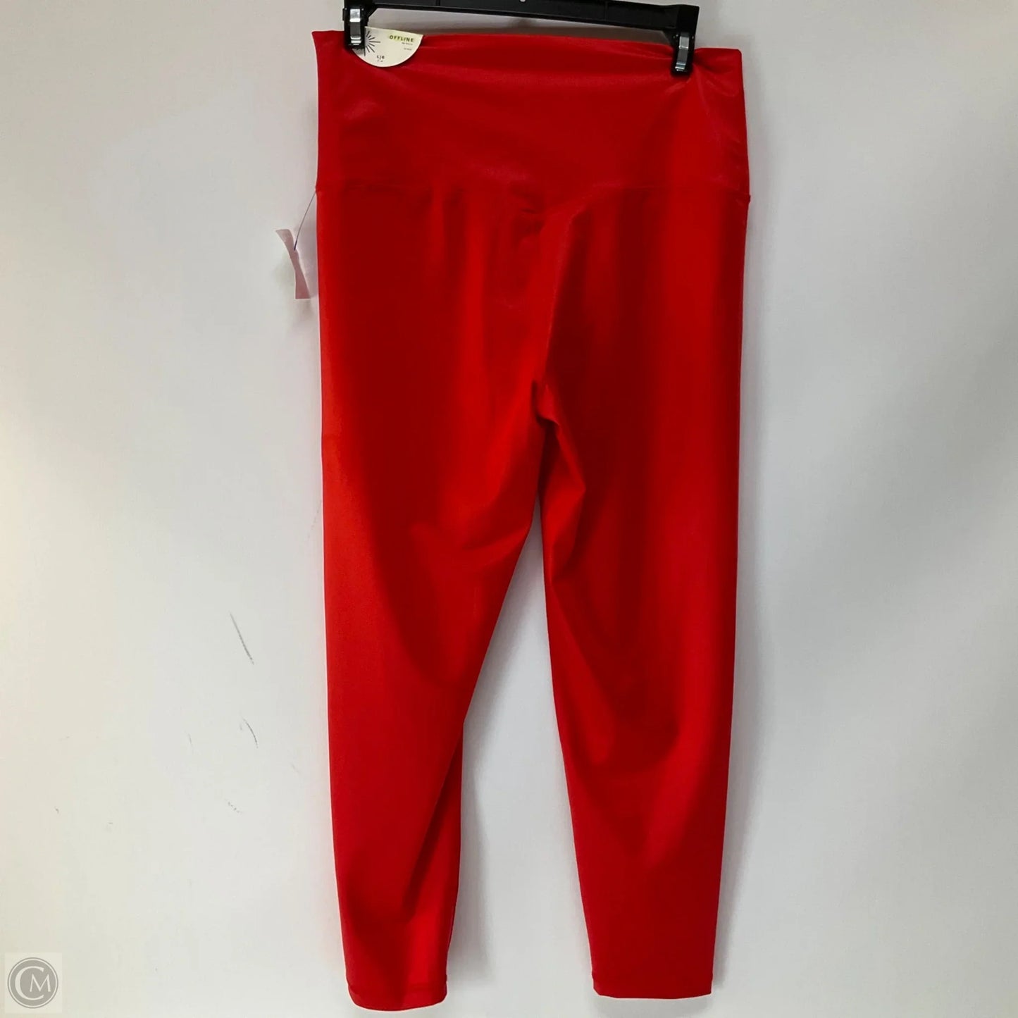 Athletic Leggings By Aerie In Red, Size: L