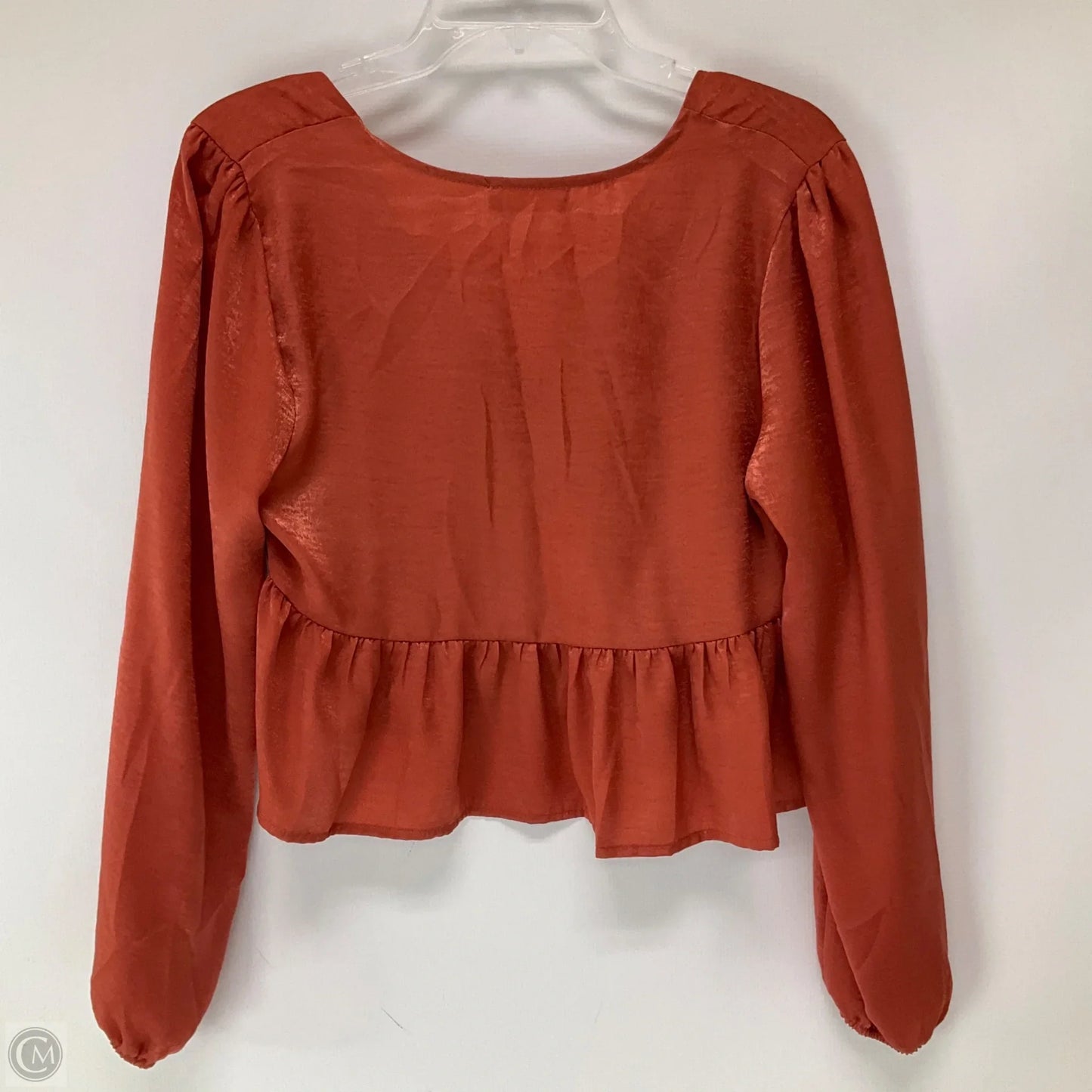 Top Long Sleeve By Altard State In Orange, Size: M