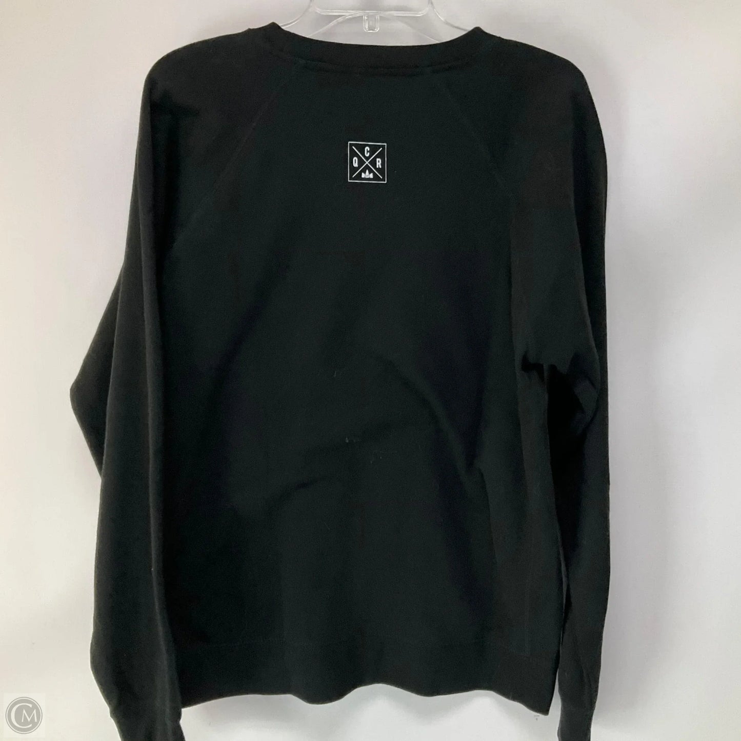 Athletic Sweatshirt Crewneck By Cmf In Black, Size: L