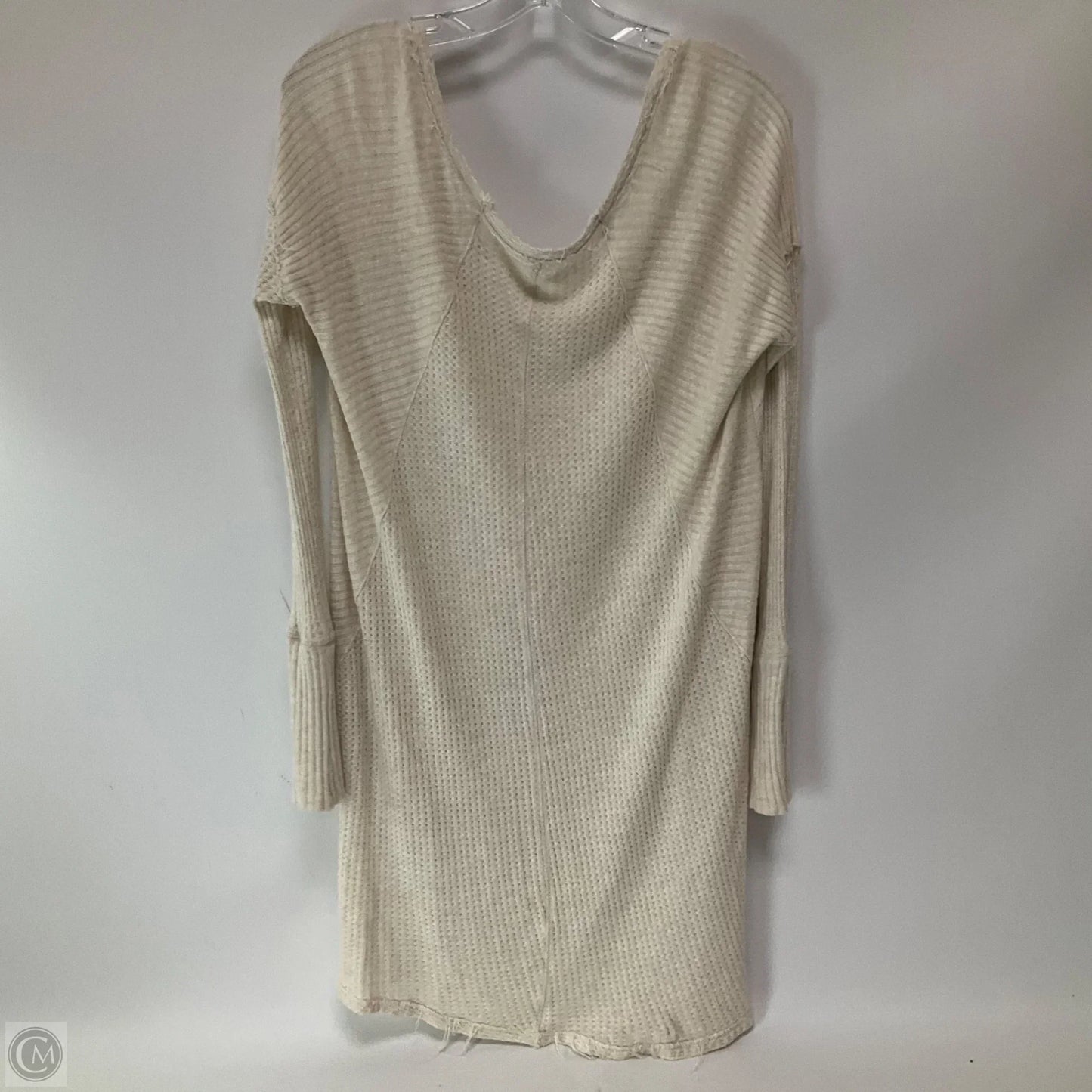 Top Long Sleeve By Free People In Cream, Size: L