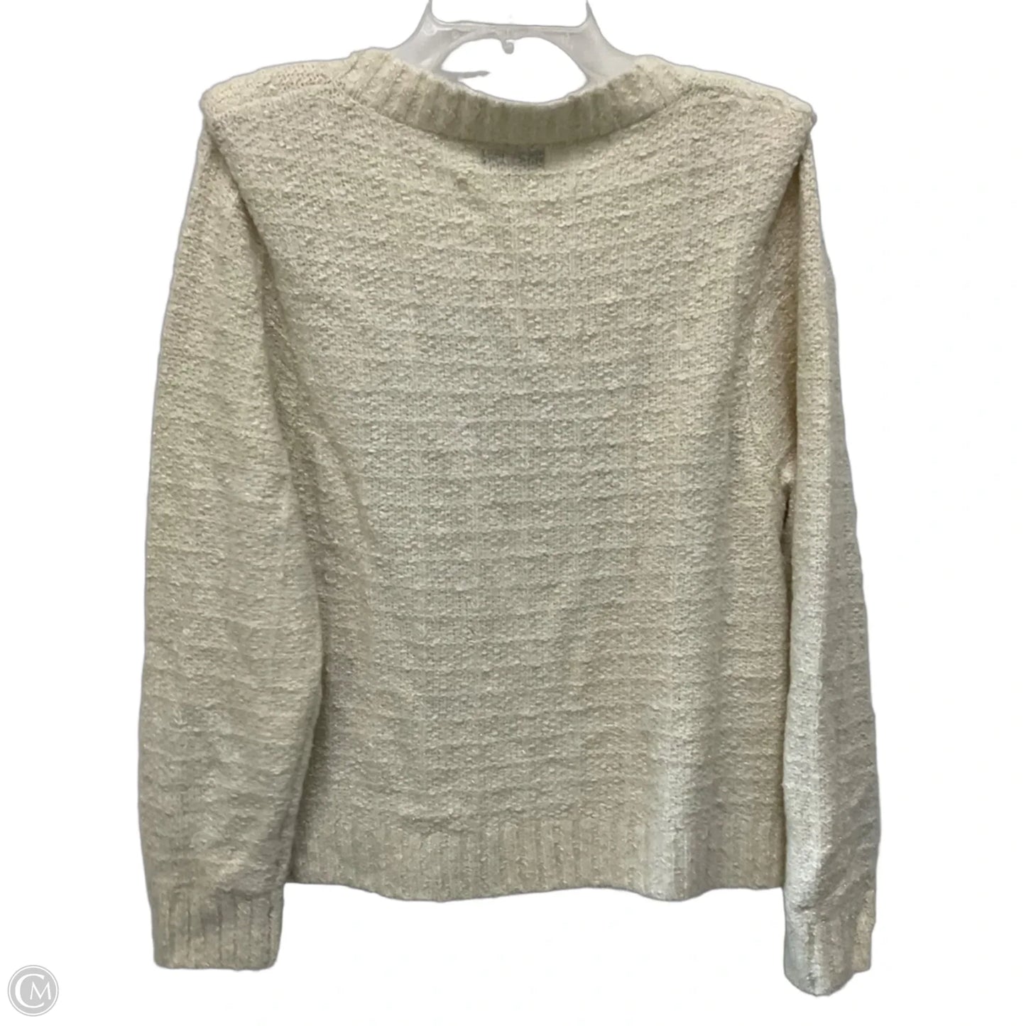 Sweater By Evereve In Cream, Size: L