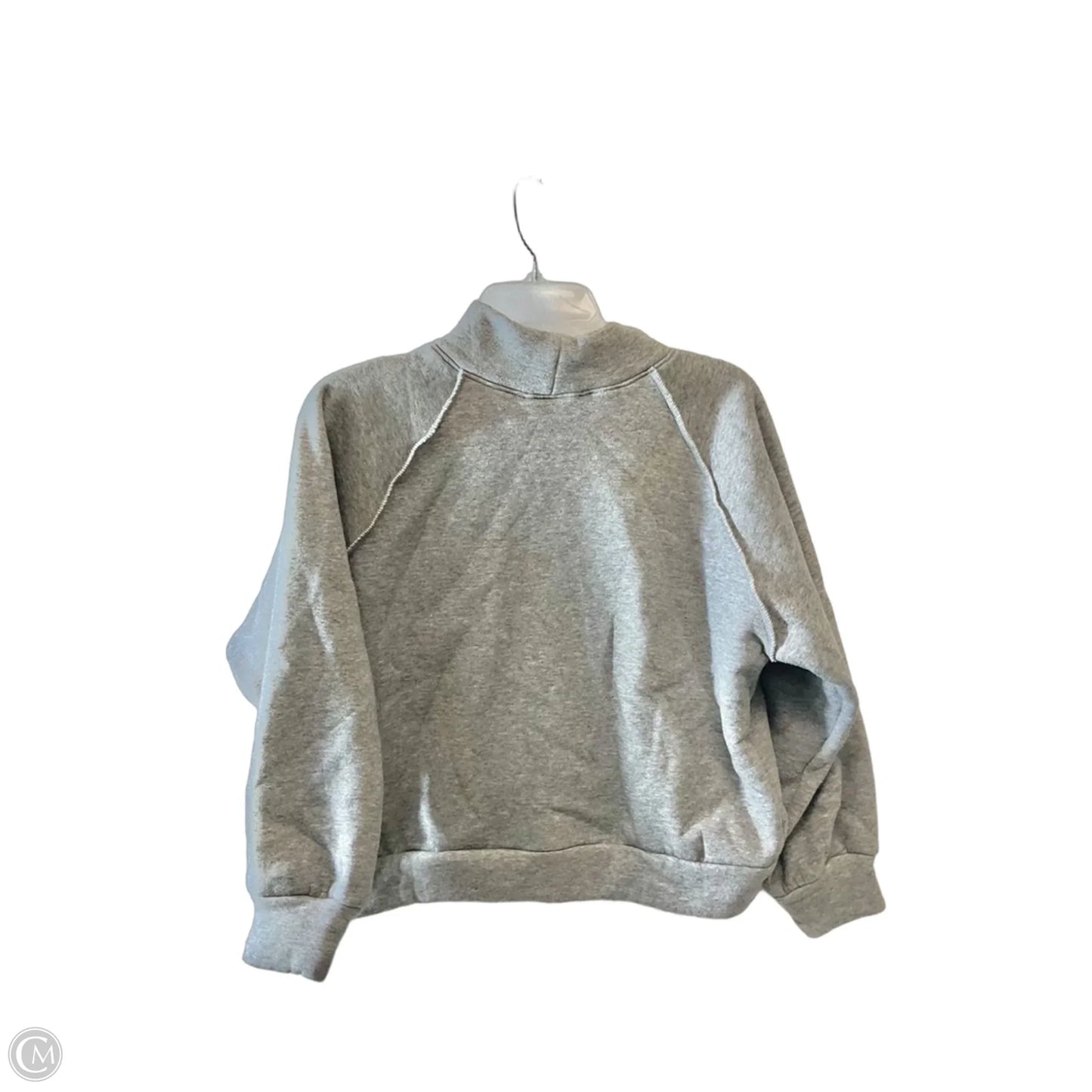 Sweatshirt Collar By Lna In Grey, Size: S