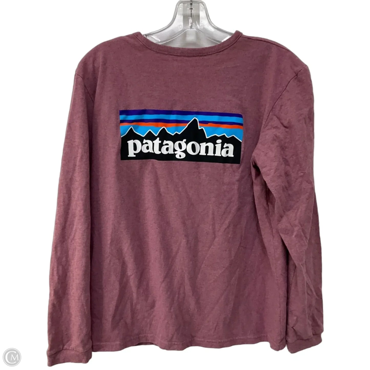 Top Long Sleeve Basic By Patagonia In Purple, Size: L