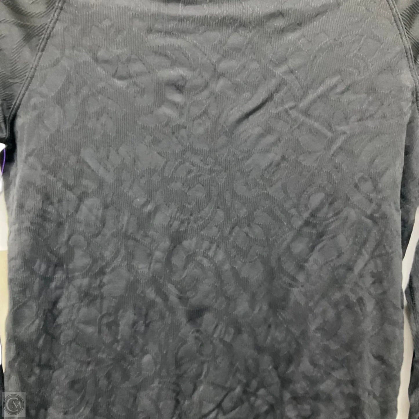 Athletic Top Long Sleeve Crewneck By Lululemon In Black, Size: 10