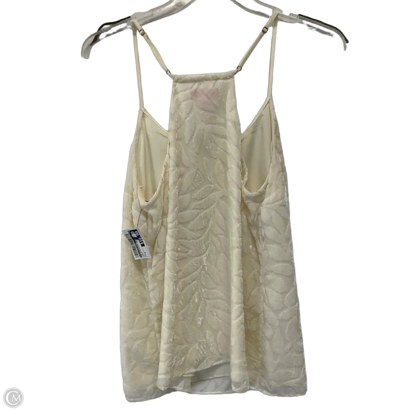 Top Sleeveless Designer By Lilly Pulitzer In Cream, Size: M