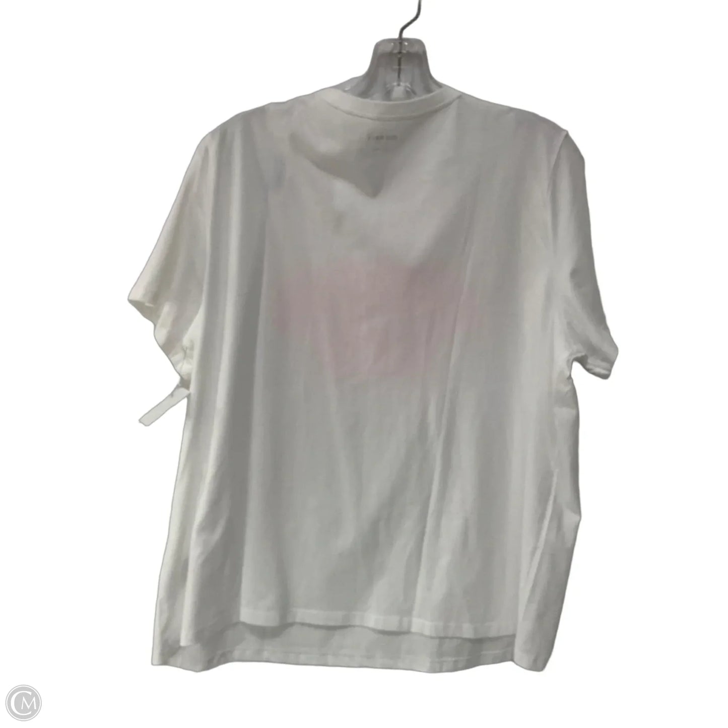 Top Short Sleeve Basic By Old Navy In White, Size: Xl