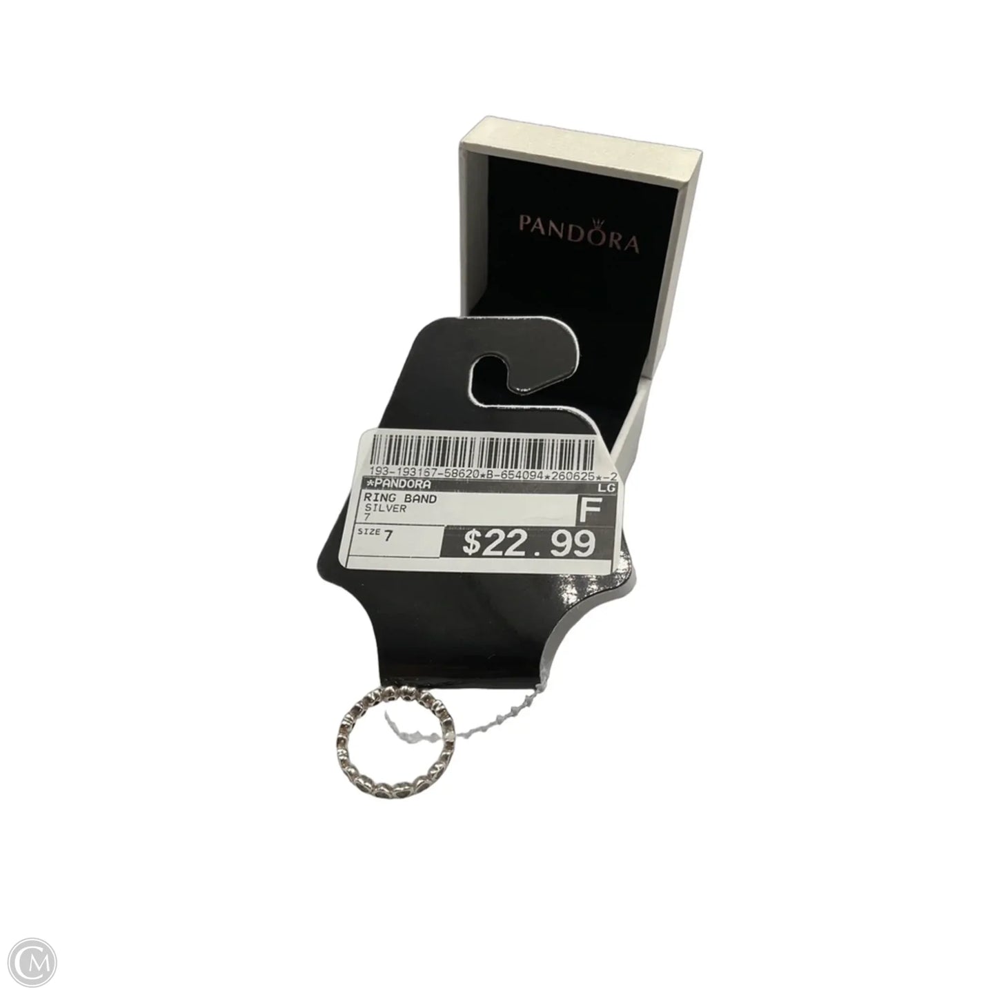 Ring Band By Pandora, Size: 7