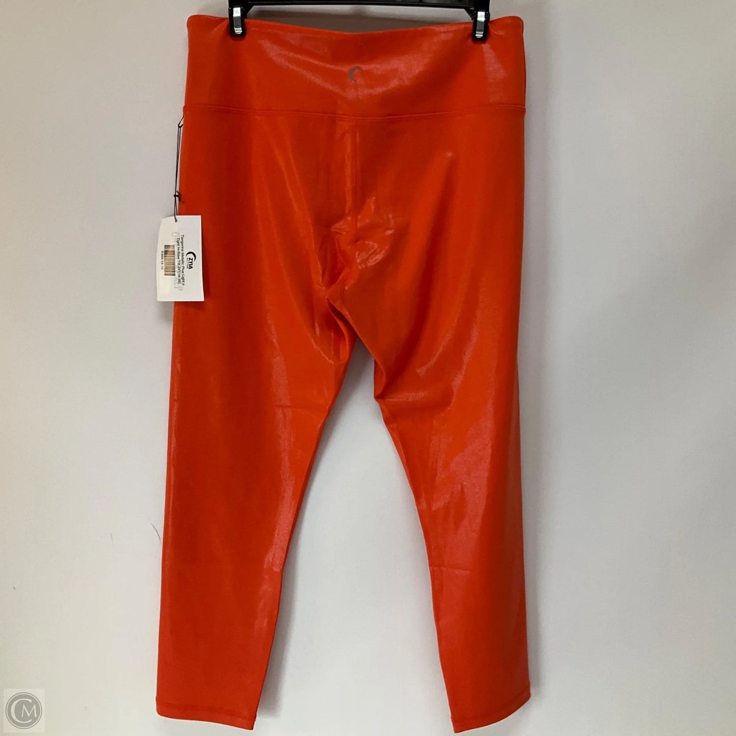 Athletic Leggings By Zyia In Orange, Size: Xl