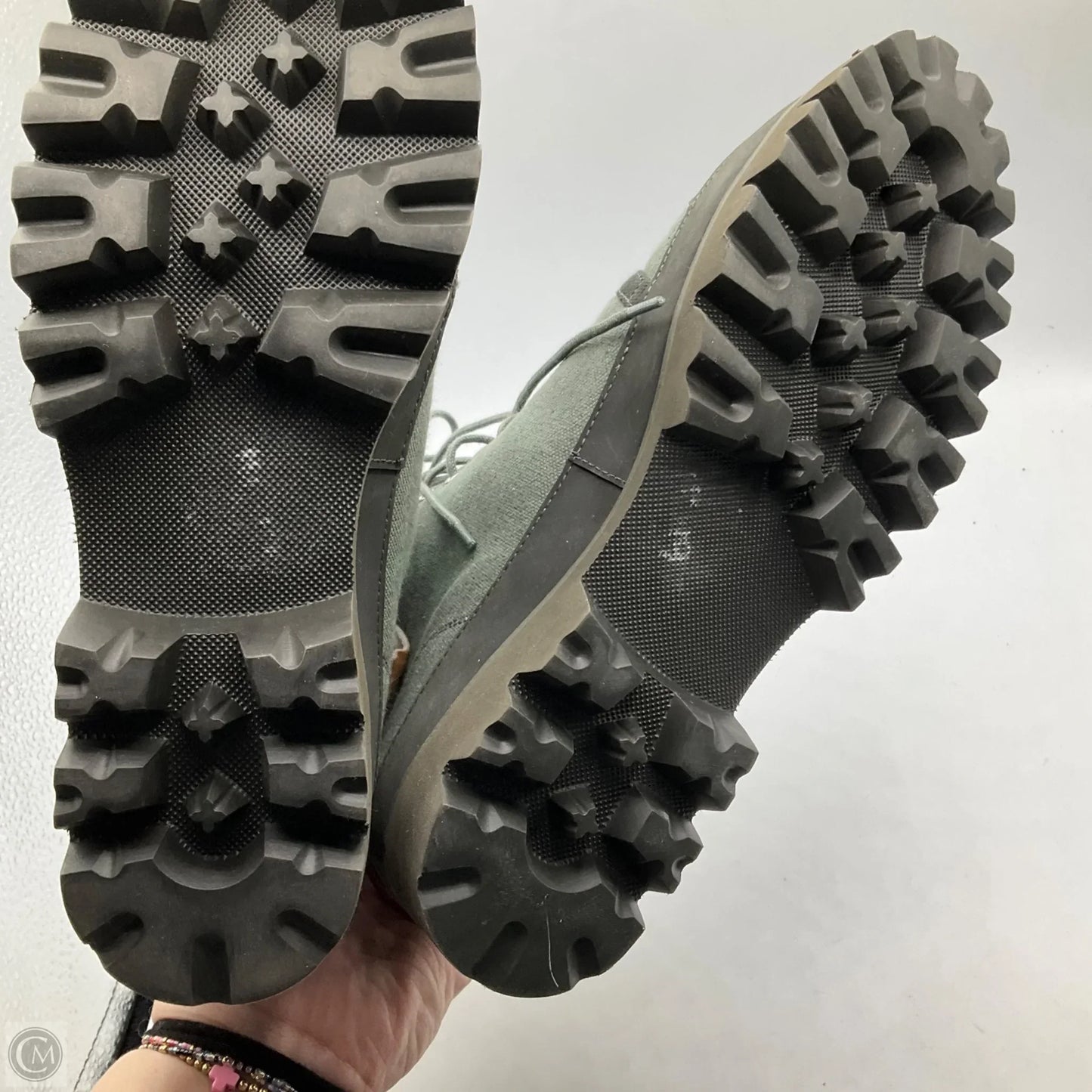 Boots Ankle Flats By J. Crew In Green, Size: 10