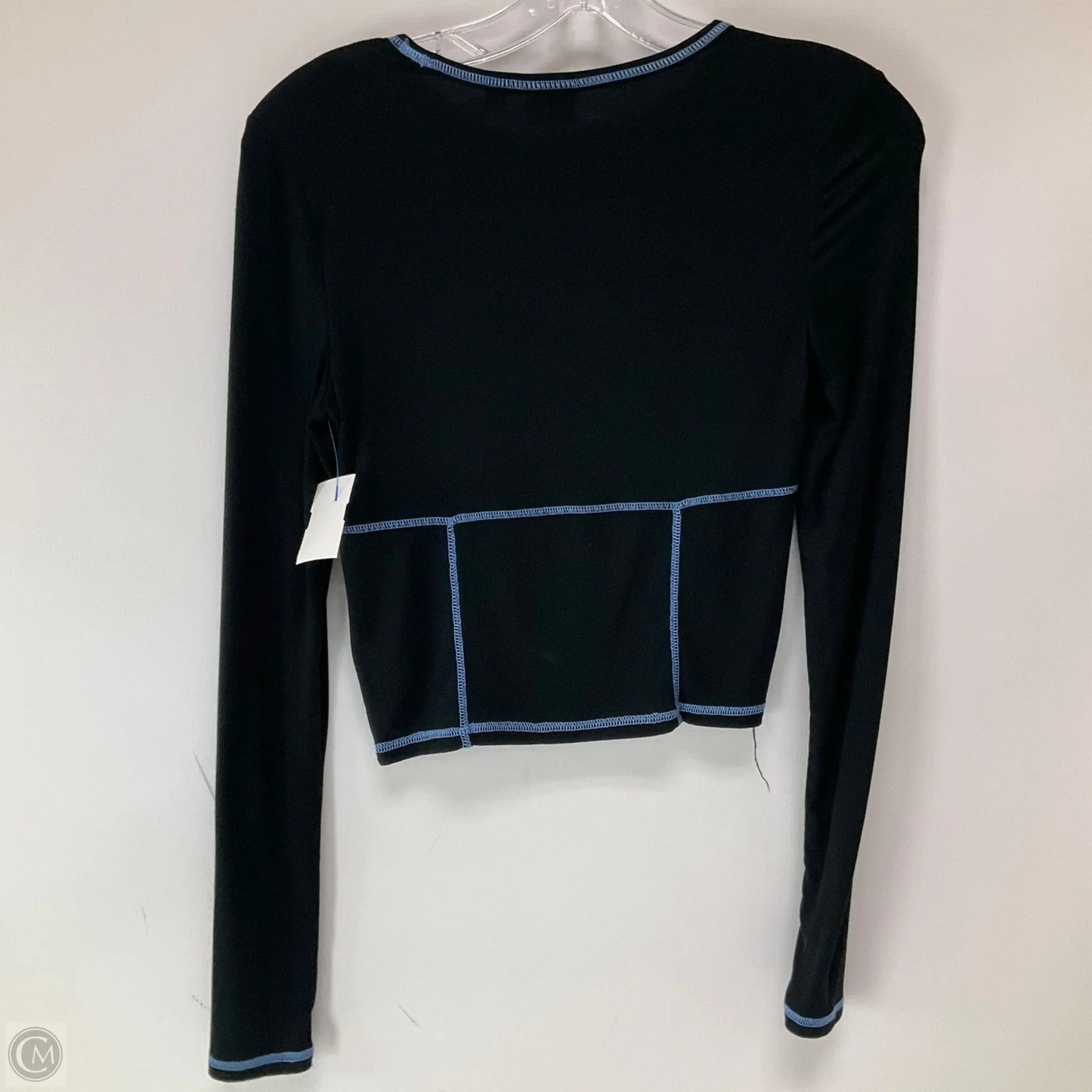Top Long Sleeve By Sunday Best In Navy, Size: M
