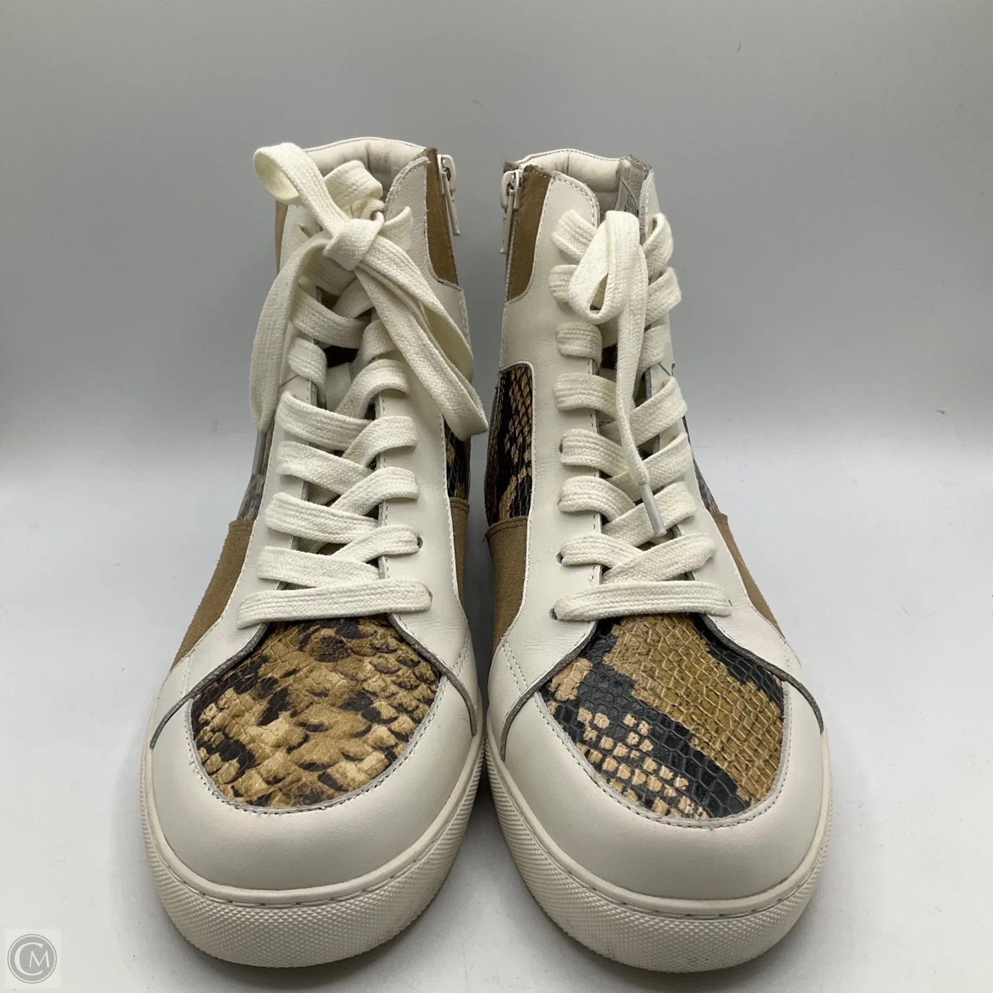 Shoes Sneakers By Matisse In Gold & White, Size: 10