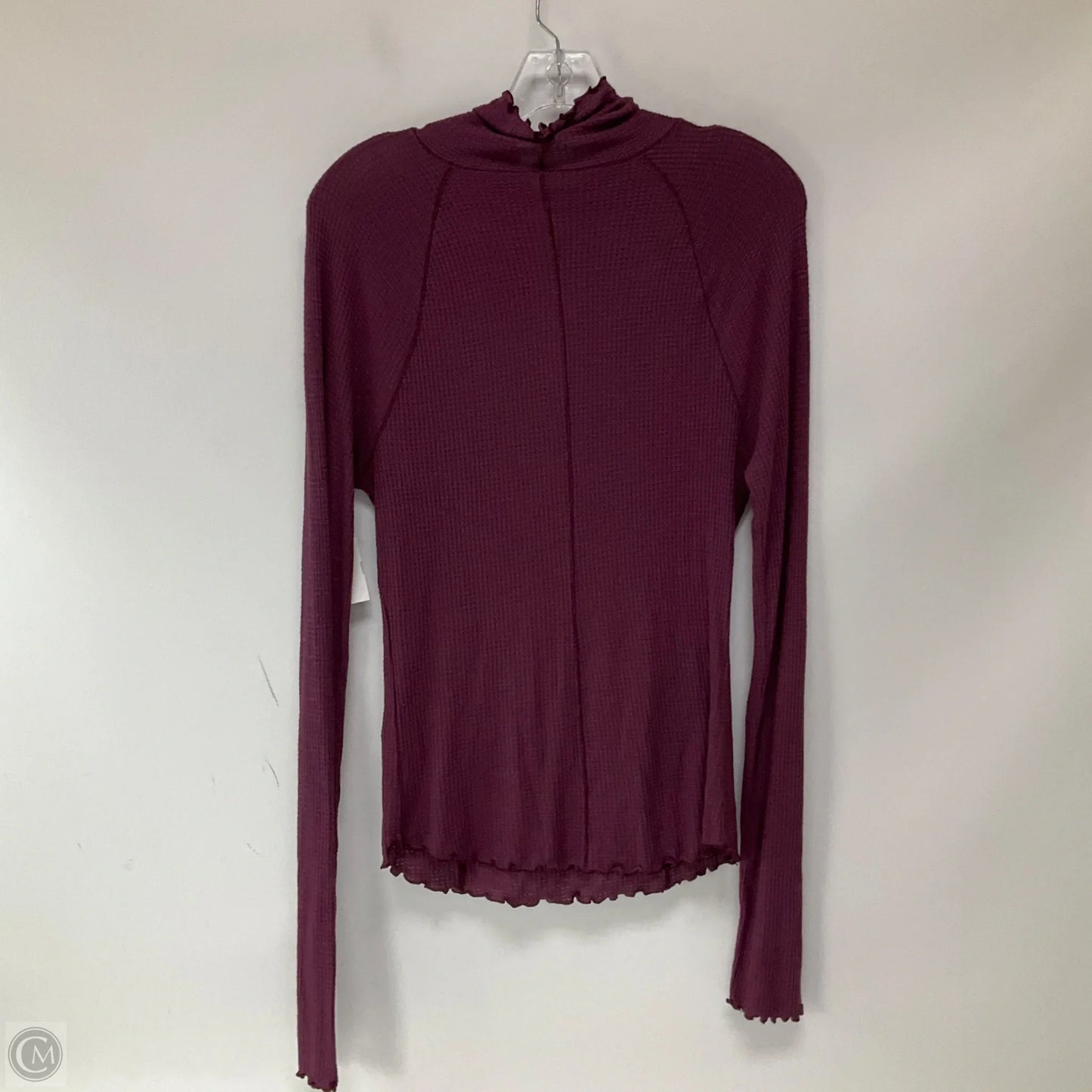 Top Long Sleeve By Free People In Purple, Size: L
