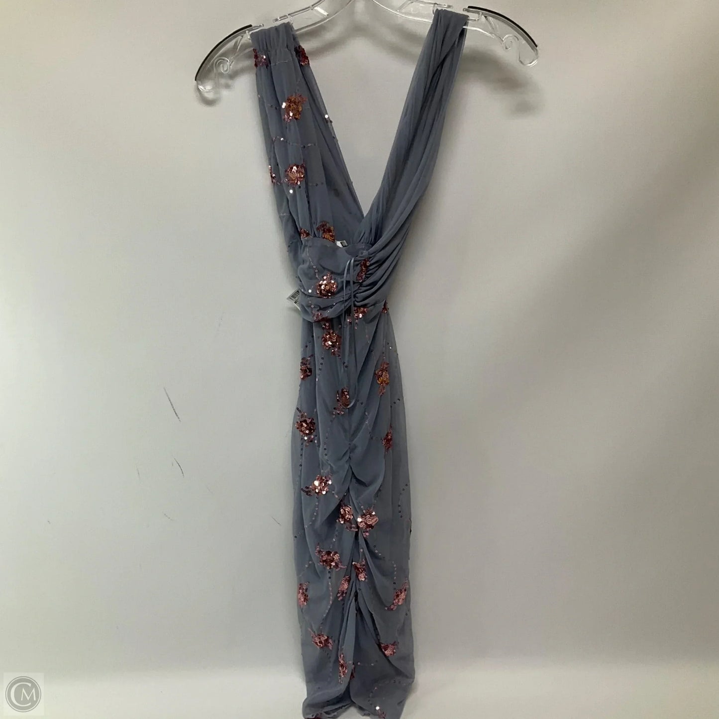 Dress Party Short By Zara In Blue & Pink, Size: S