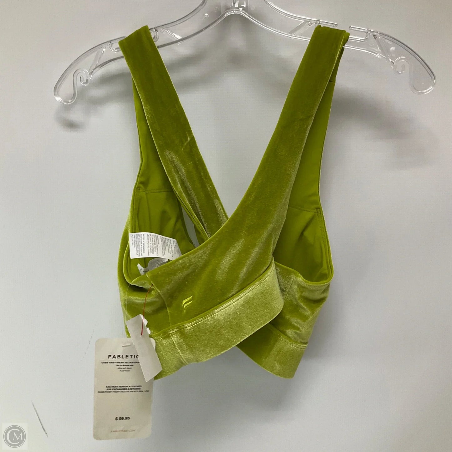 Athletic Bra By Fabletics In Green, Size: L