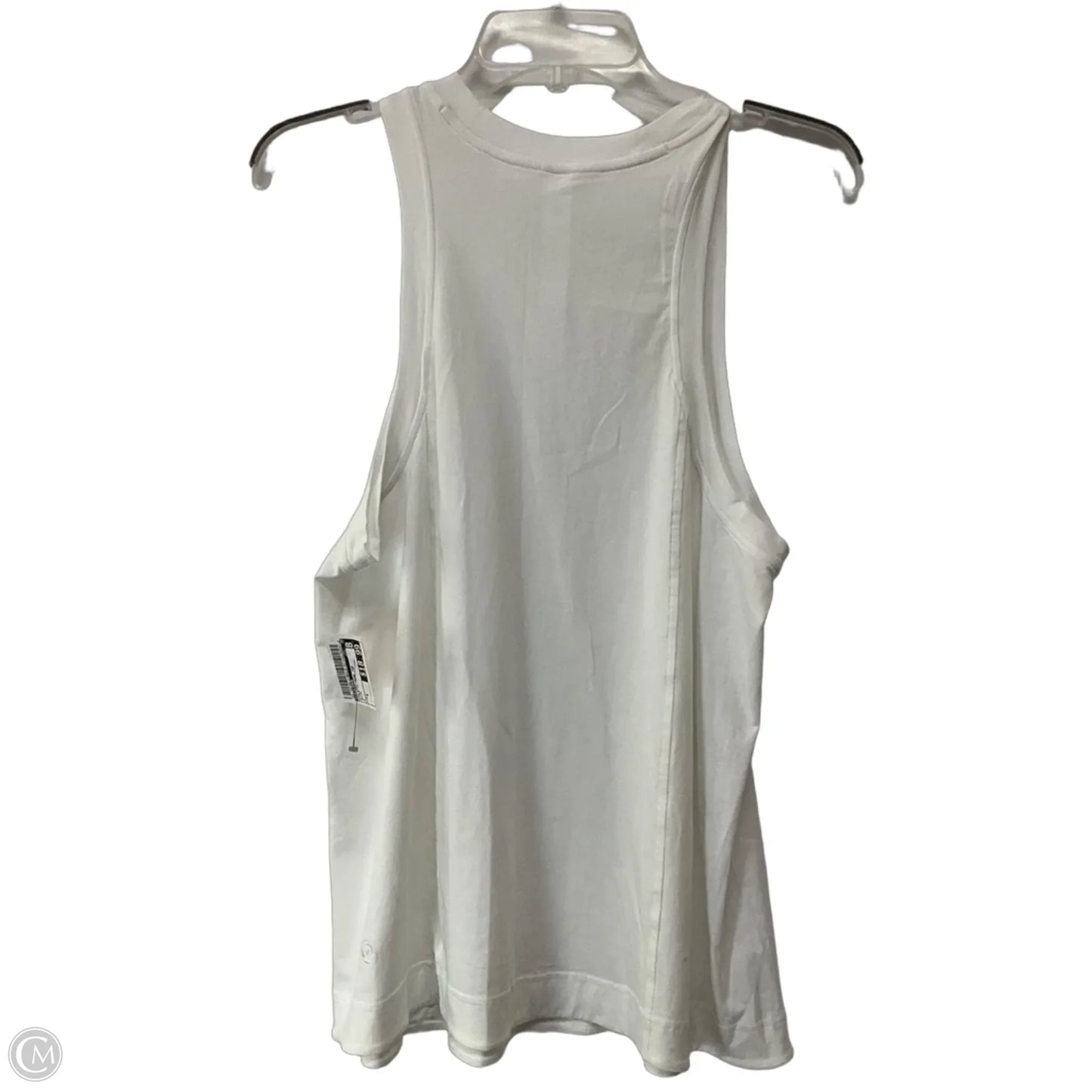 Athletic Tank Top By Lululemon In White, Size: S