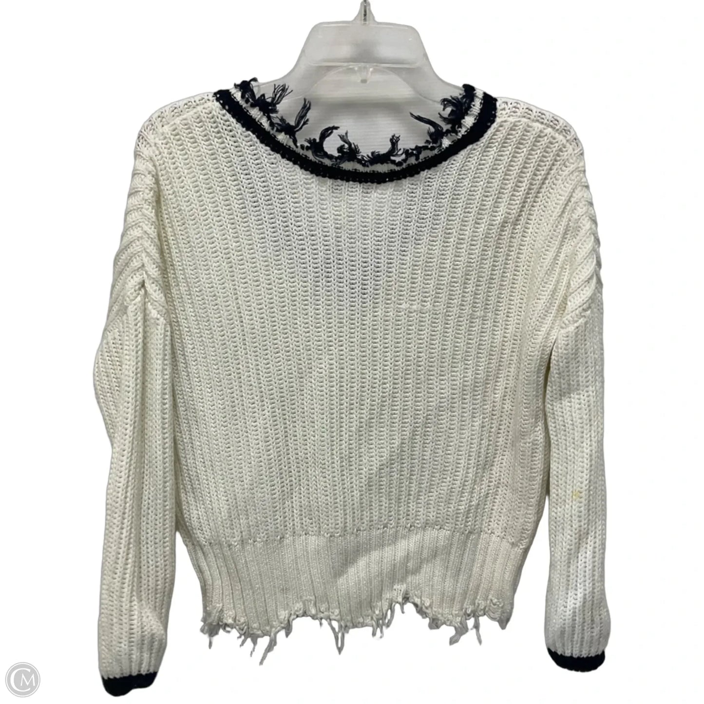 Sweater By Z Supply In White, Size: Xs