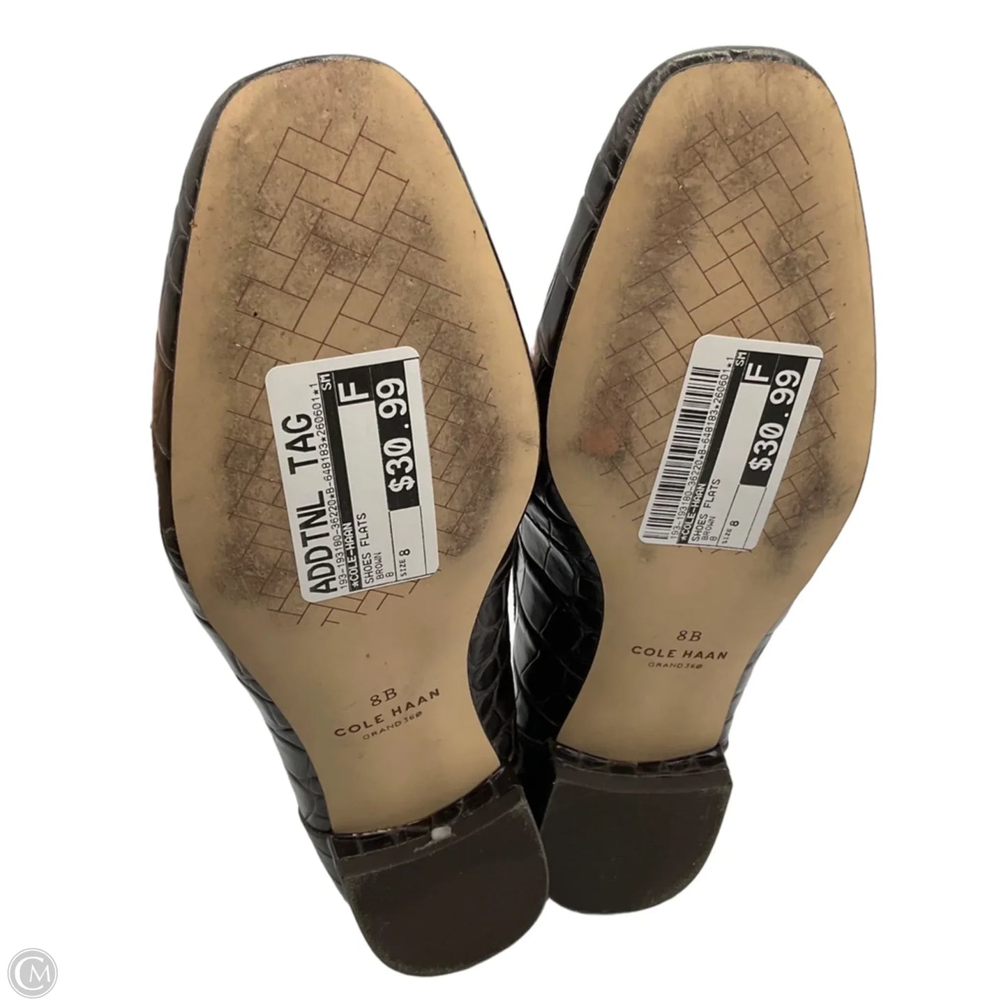 Shoes Flats By Cole-haan In Brown, Size: 8
