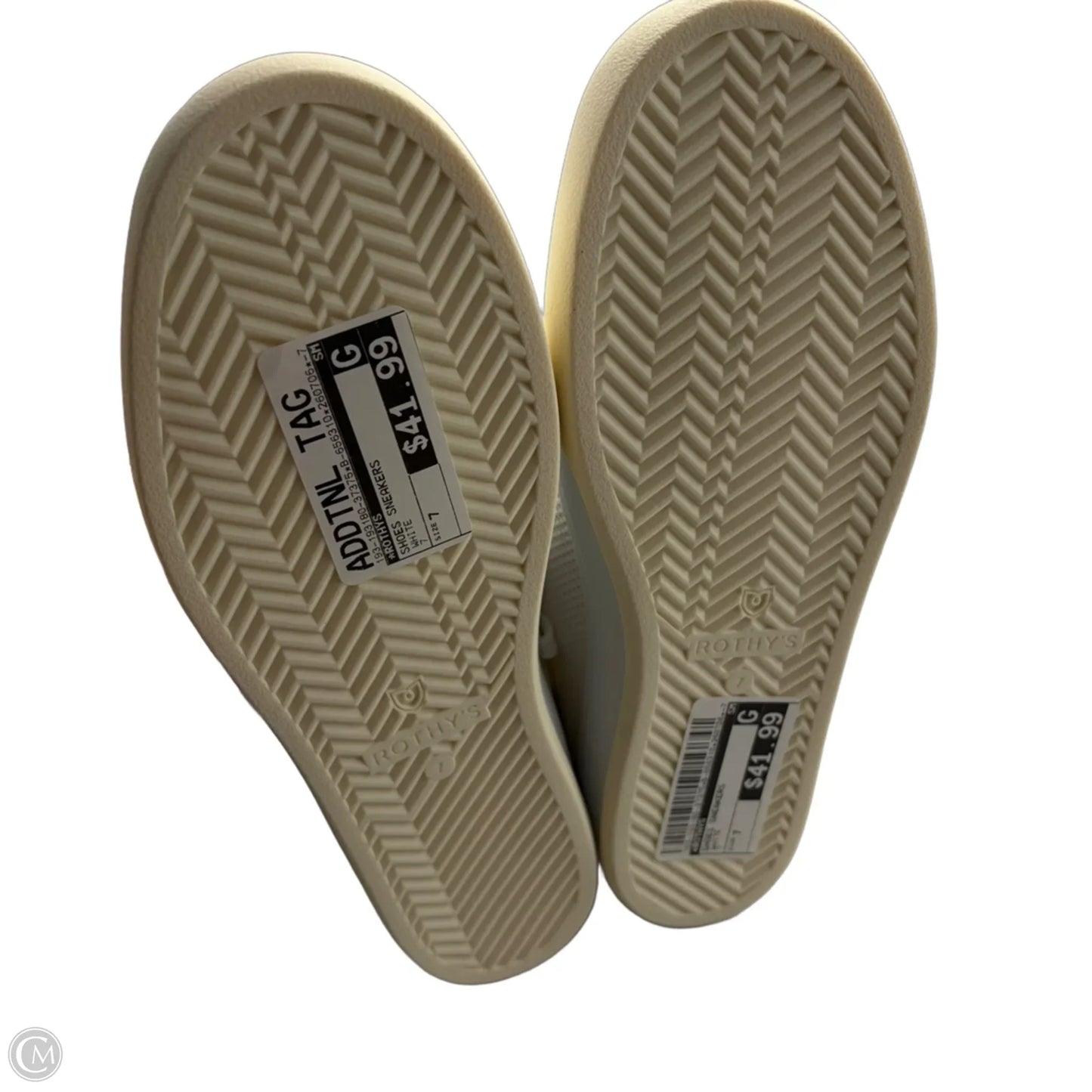 Shoes Sneakers By Rothys In White, Size: 7