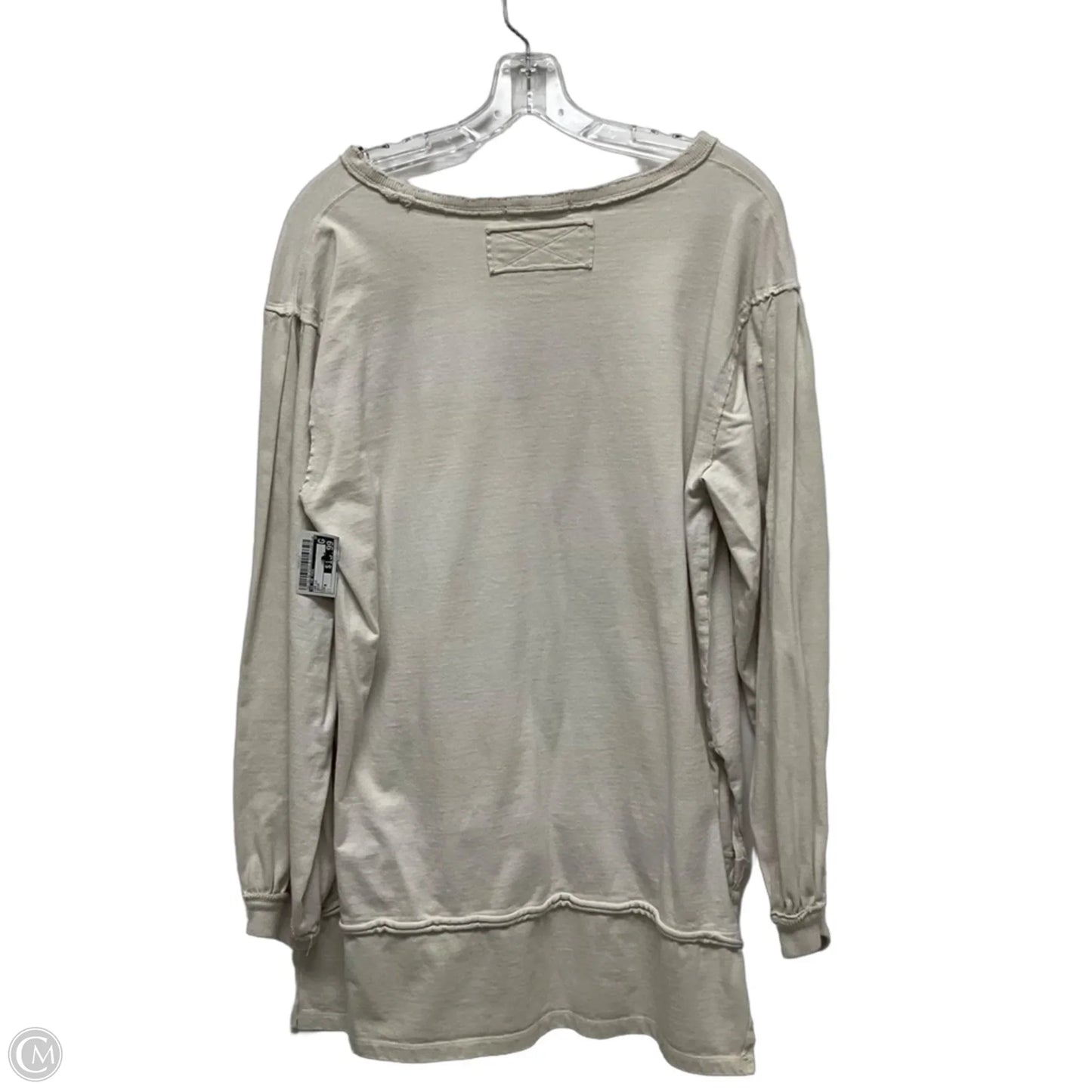 Top Long Sleeve By We The Free In Beige, Size: M