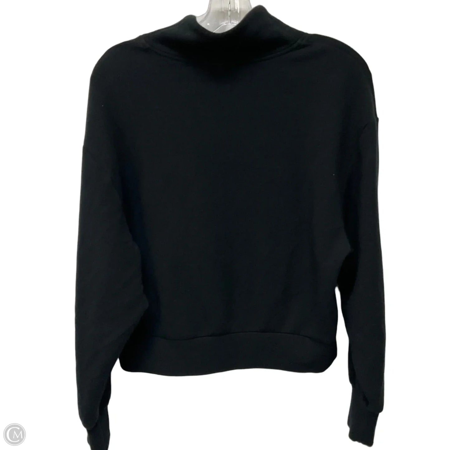 Athletic Sweatshirt Collar By Varley In Black, Size: S