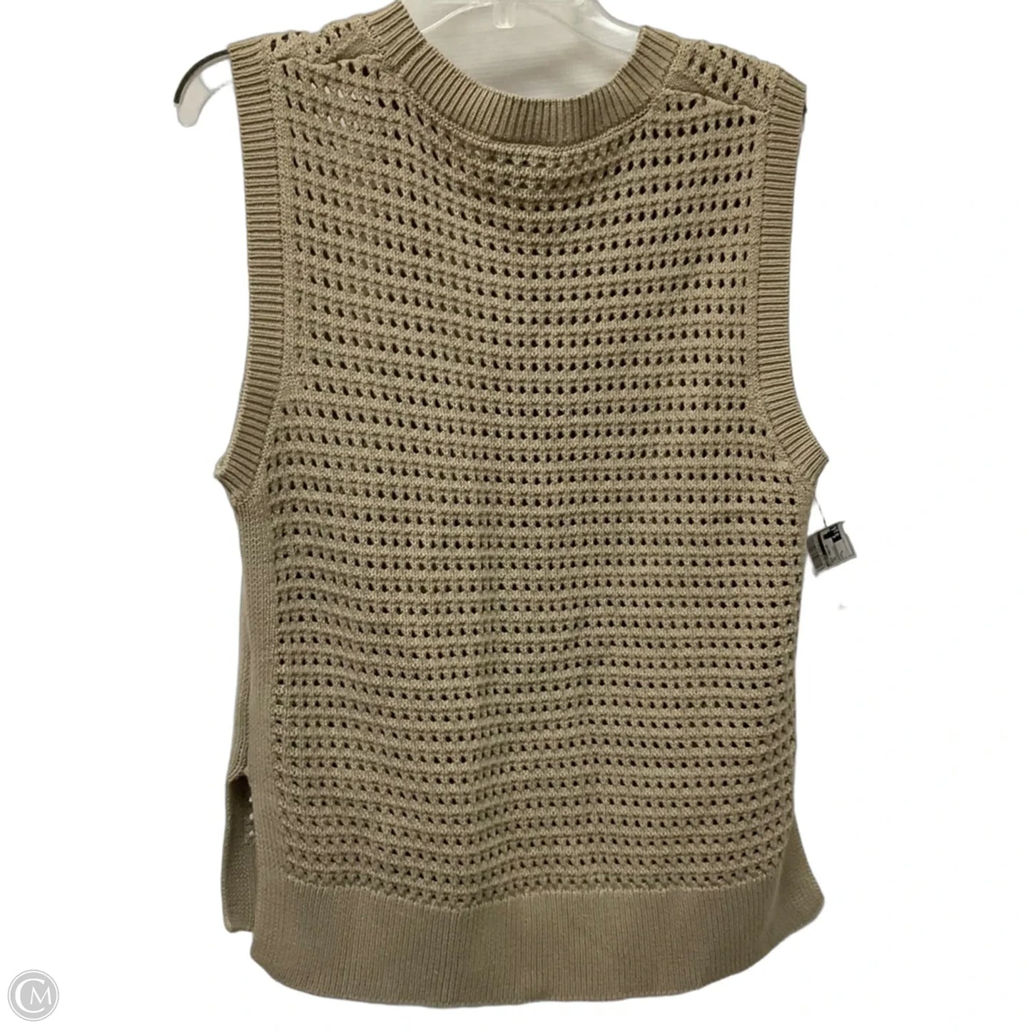Vest Sweater By Varley In Tan, Size: L