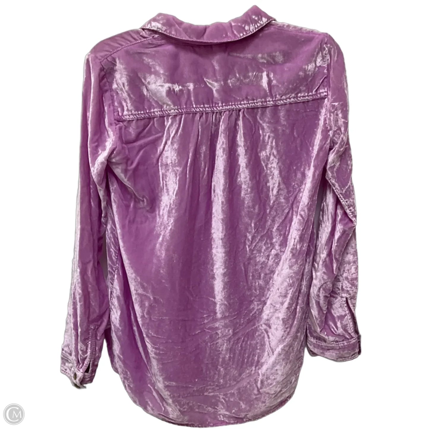 Top Long Sleeve By Pilcro In Purple, Size: Xs